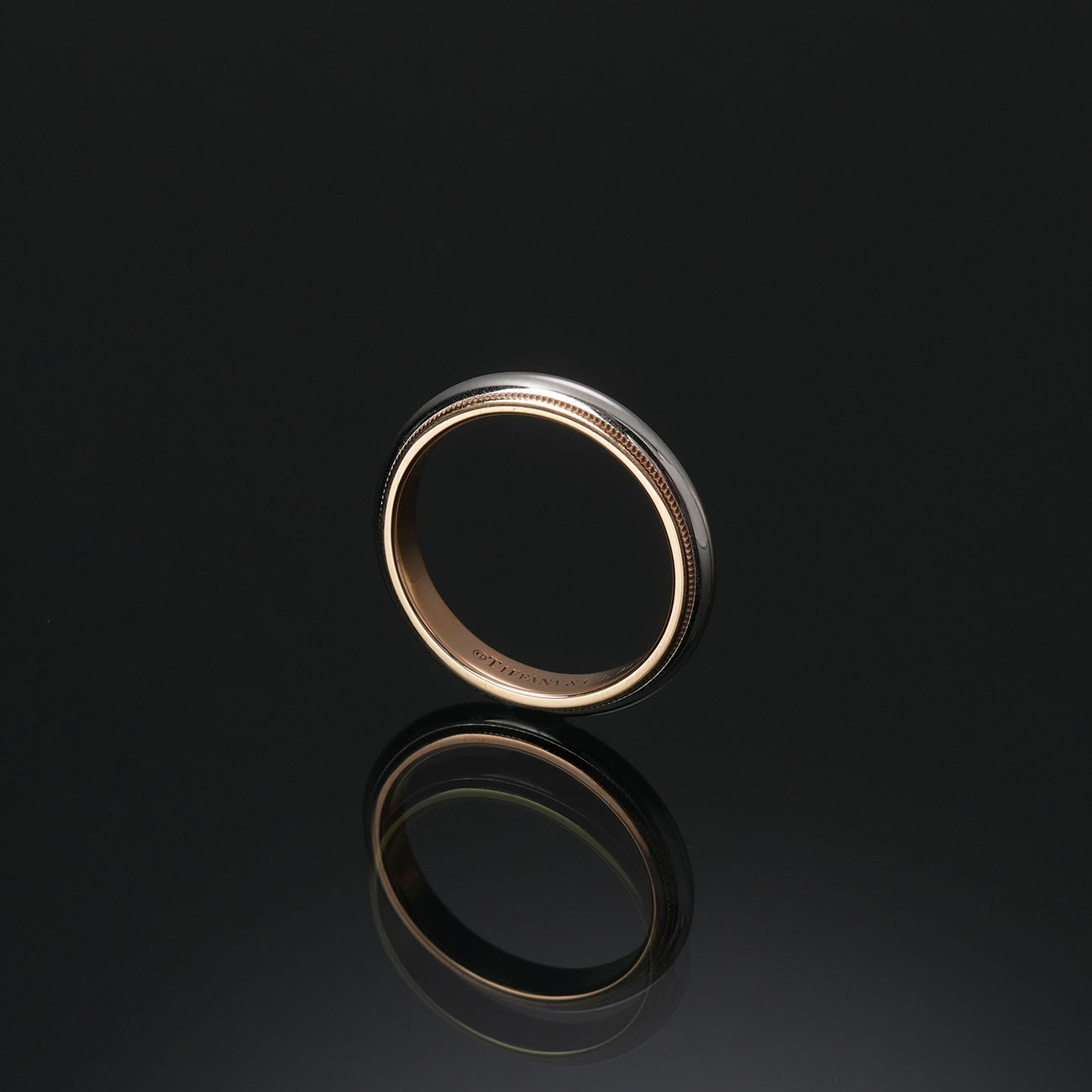 TIFFANY & CO.(USED)티파니 밀그레인 링 3.5mm #57