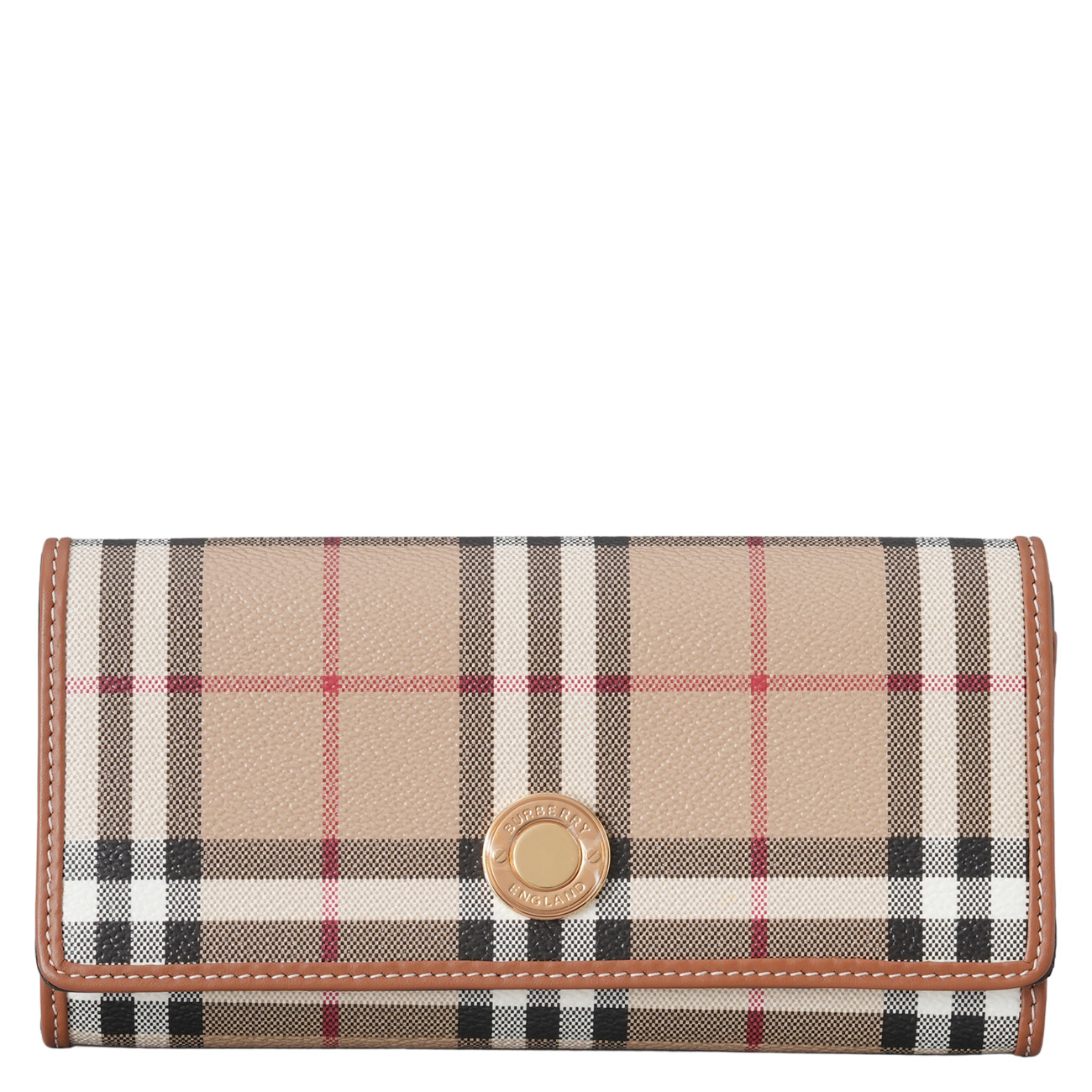 BURBERRY(USED)버버리 체크 플랩 장지갑