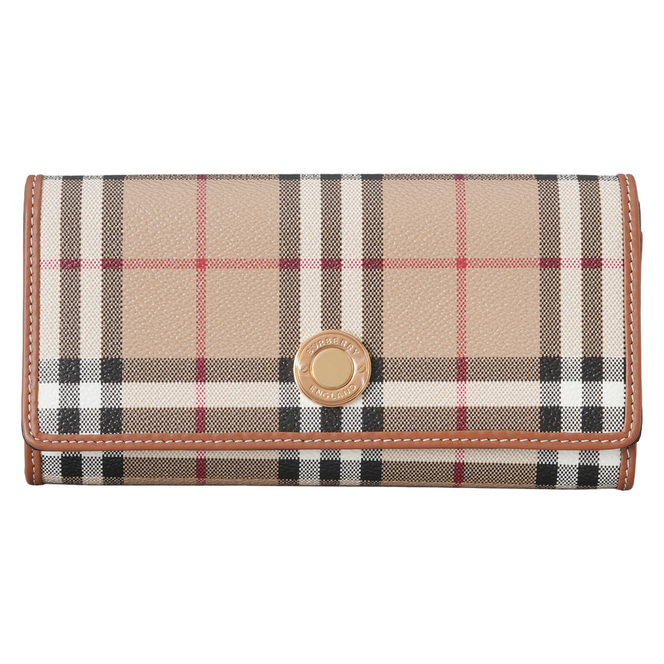 BURBERRY(USED)버버리 체크 플랩 장지갑