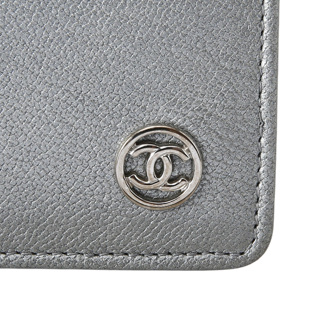 CHANEL(USED)샤넬 레더 장지갑