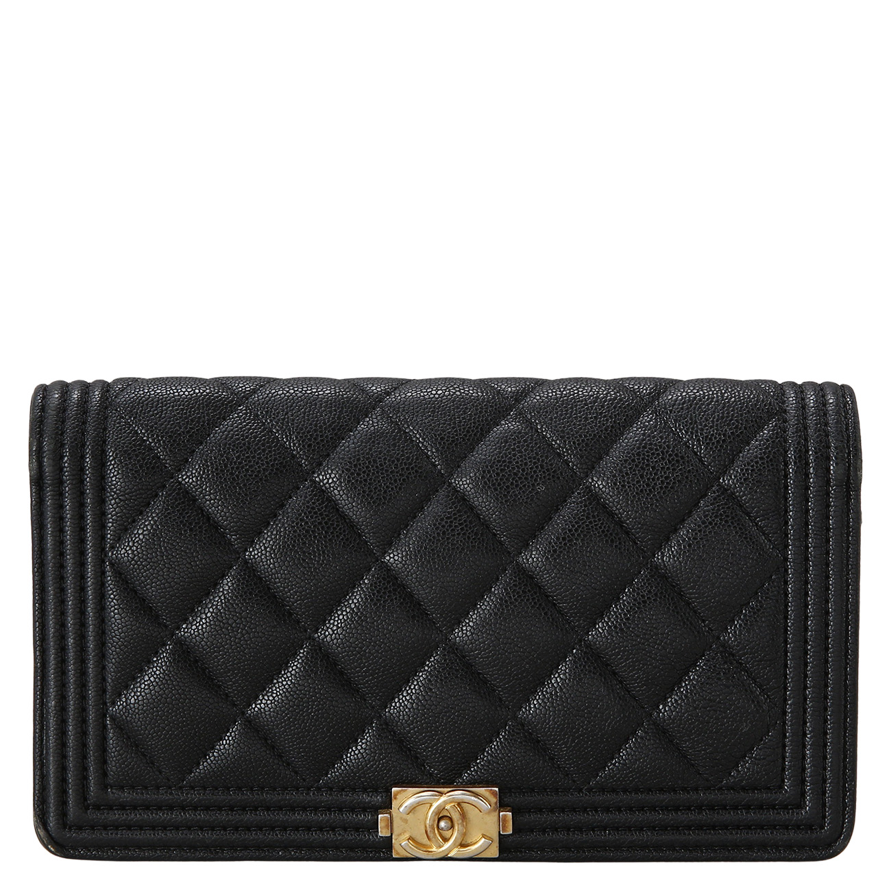 CHANEL(USED)샤넬 보이 장지갑