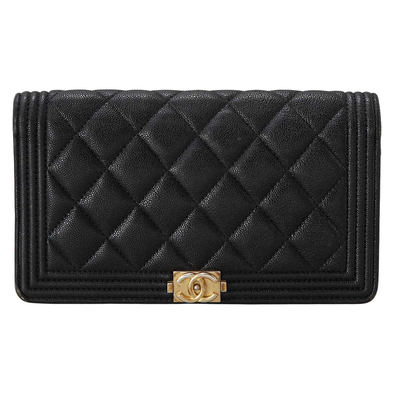 CHANEL(USED)샤넬 보이 장지갑