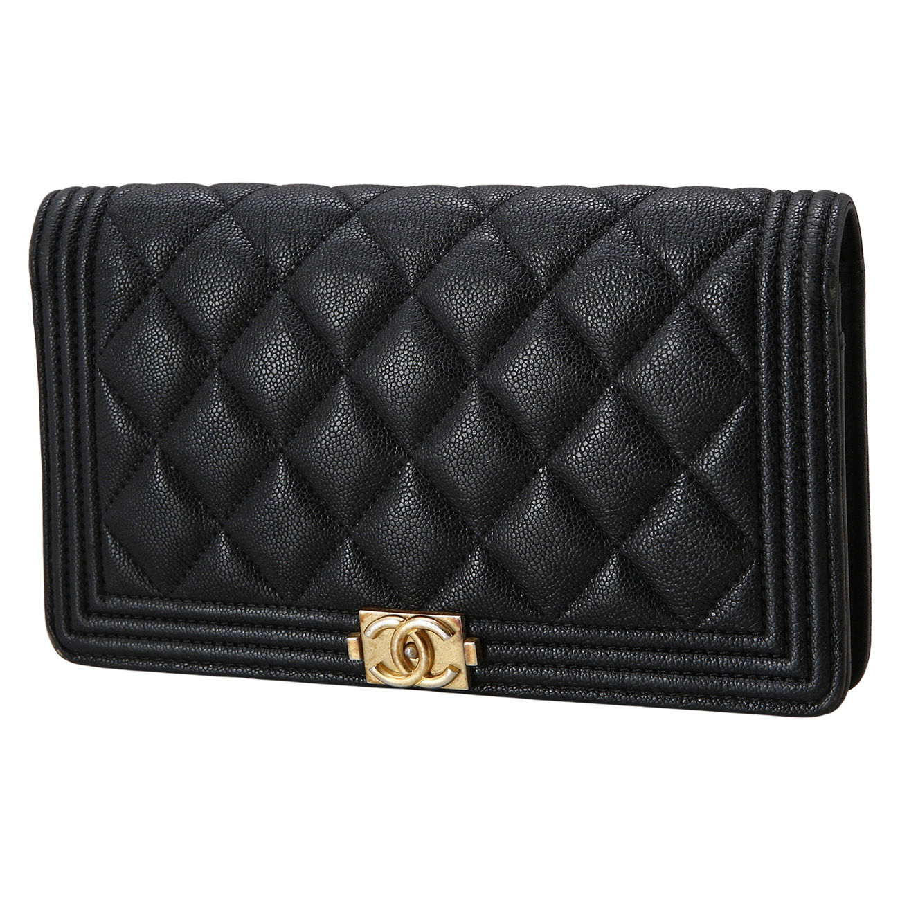 CHANEL(USED)샤넬 보이 장지갑