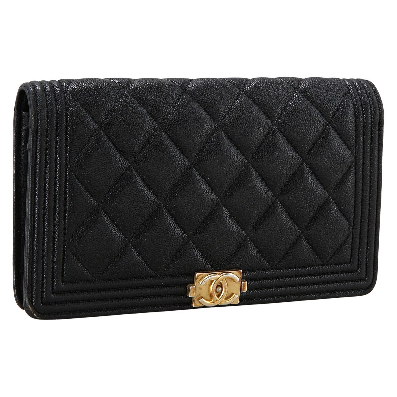 CHANEL(USED)샤넬 보이 장지갑