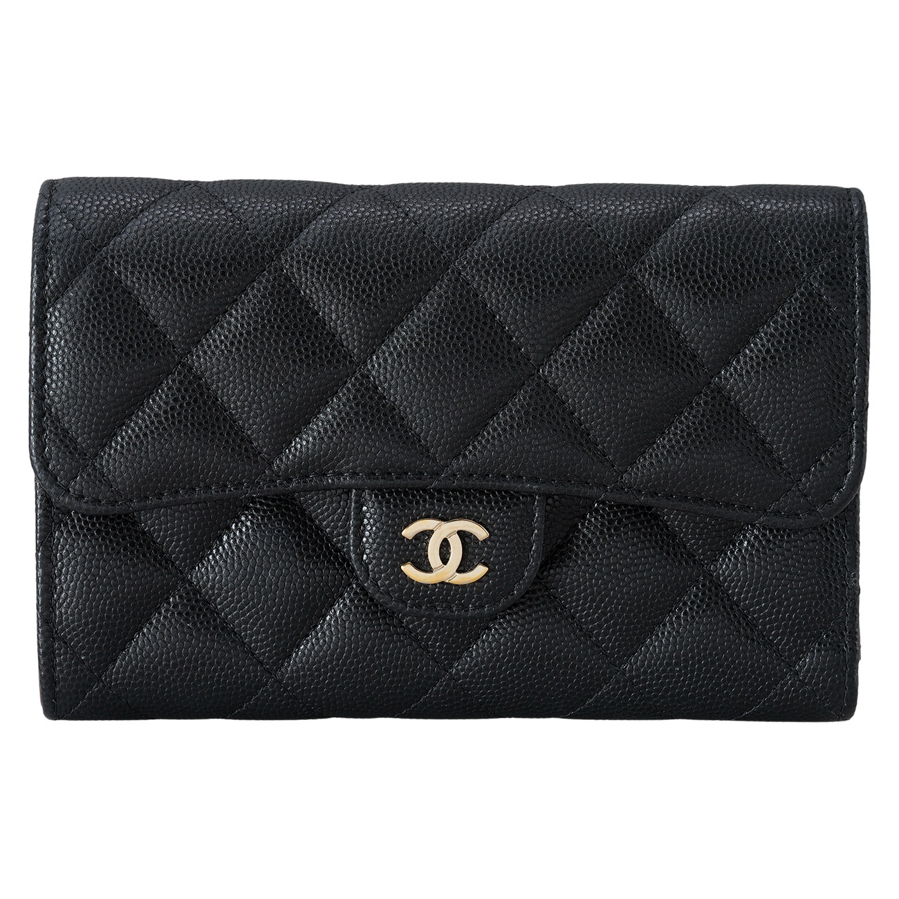 CHANEL(USED)샤넬 캐비어 클래식 중지갑