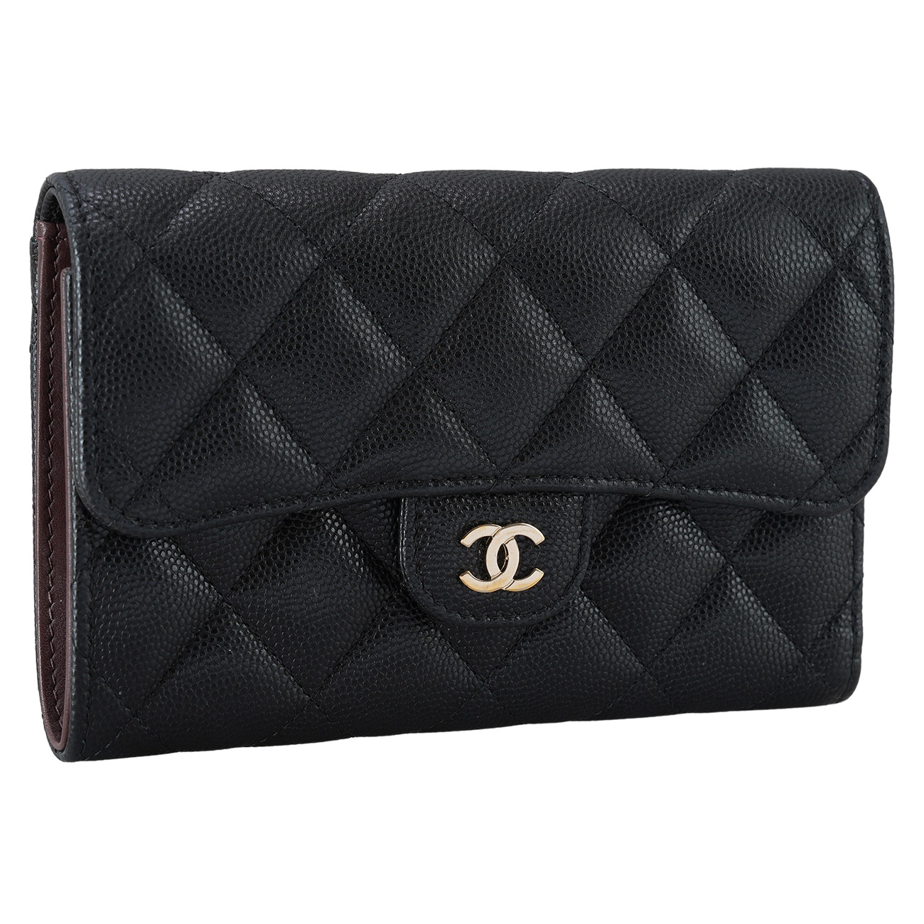 CHANEL(USED)샤넬 캐비어 클래식 중지갑