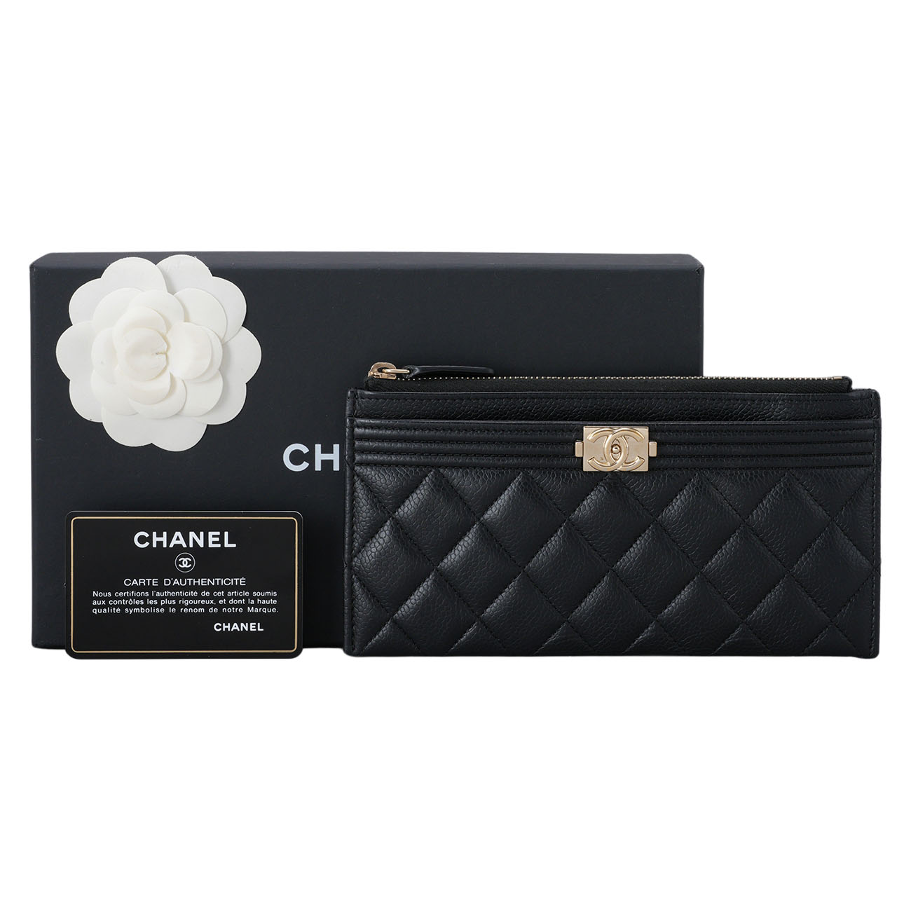 CHANEL(USED)샤넬 보이샤넬 지퍼 파우치백