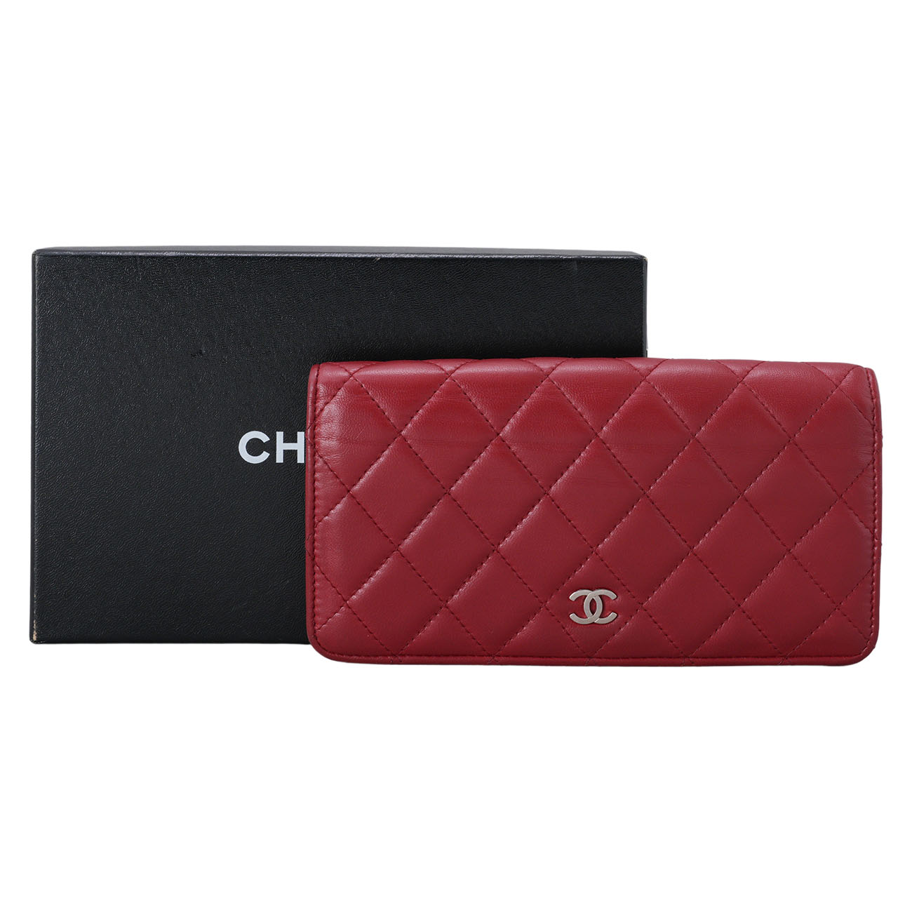 CHANEL(USED)샤넬 램스킨 클래식 장지갑