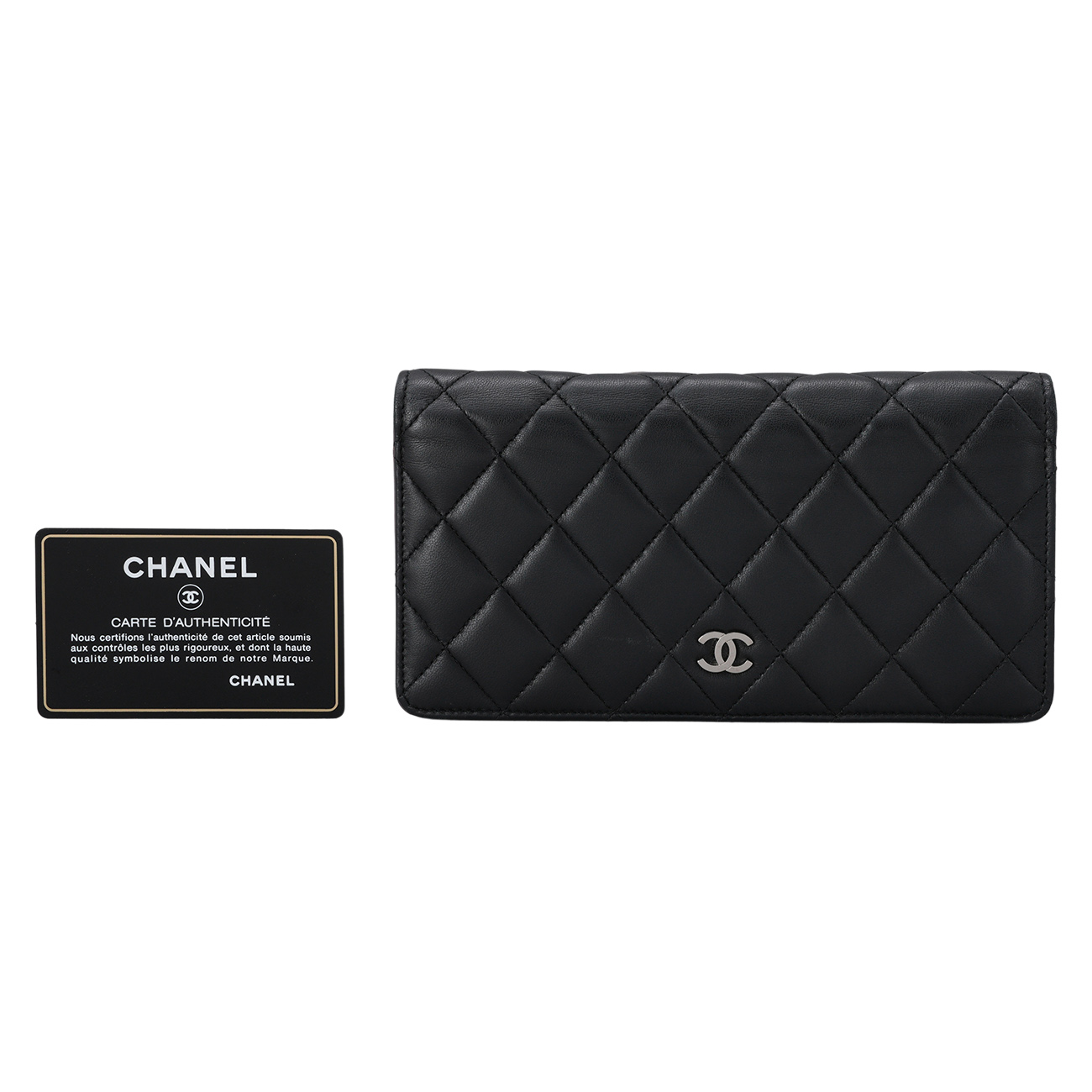 CHANEL(USED)샤넬 램스킨 클래식 플랩 장지갑