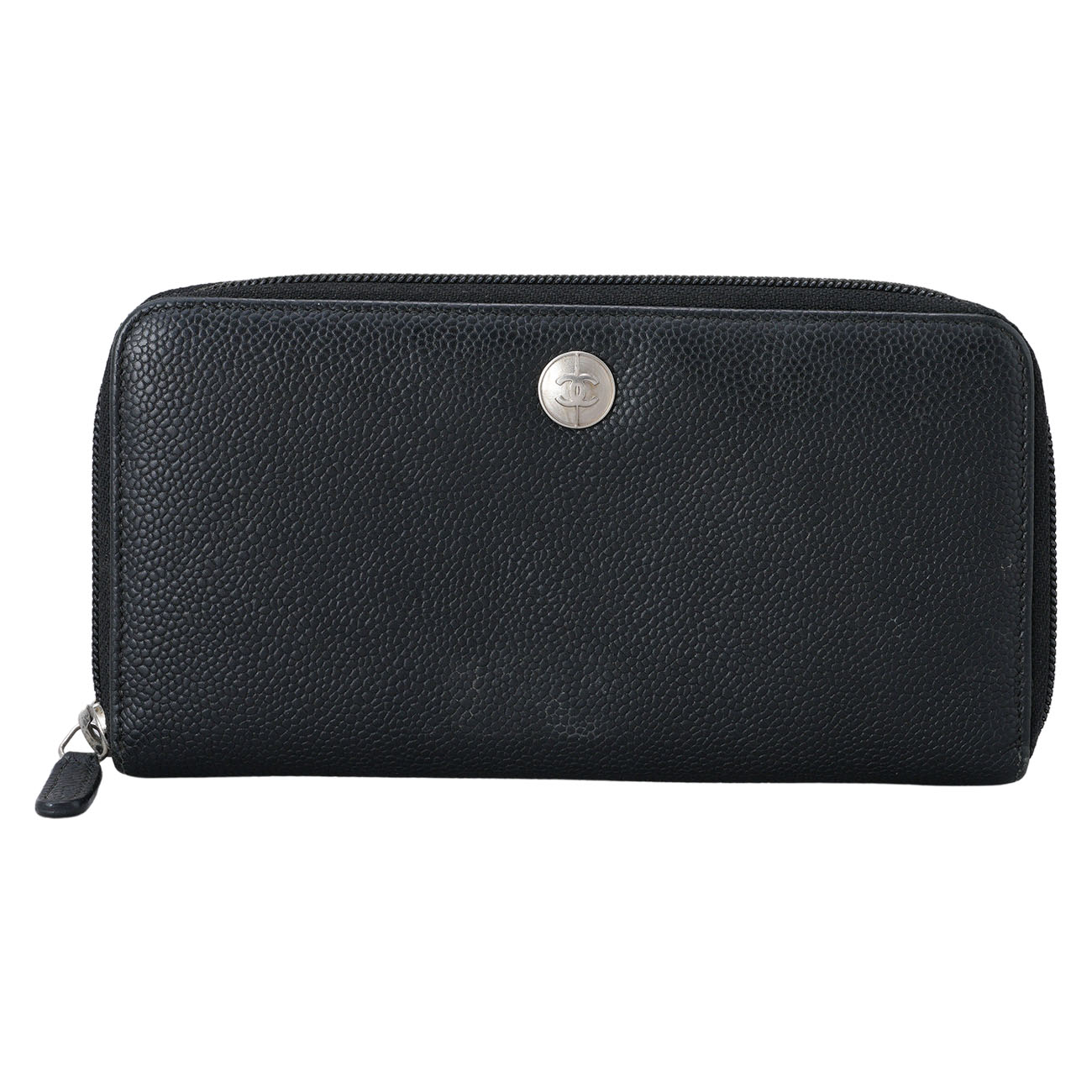 CHANEL(USED)샤넬 시즌 지퍼 장지갑