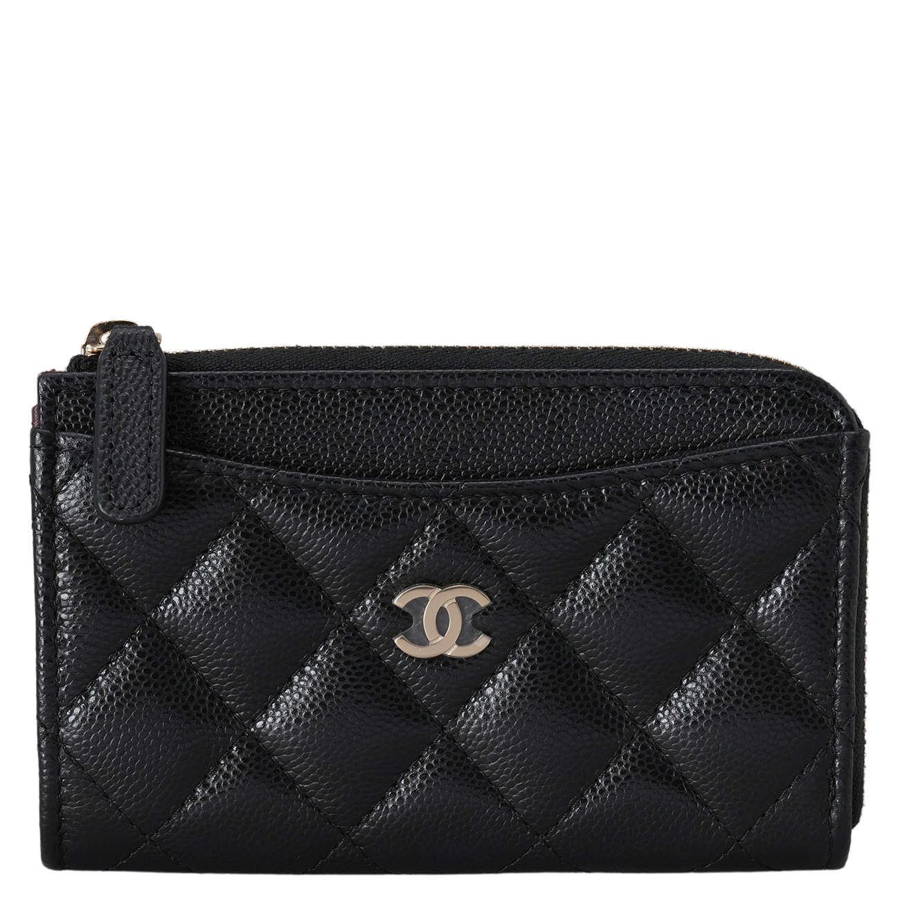 CHANEL(NEW)샤넬 캐비어 클래식 파우치 카드지갑