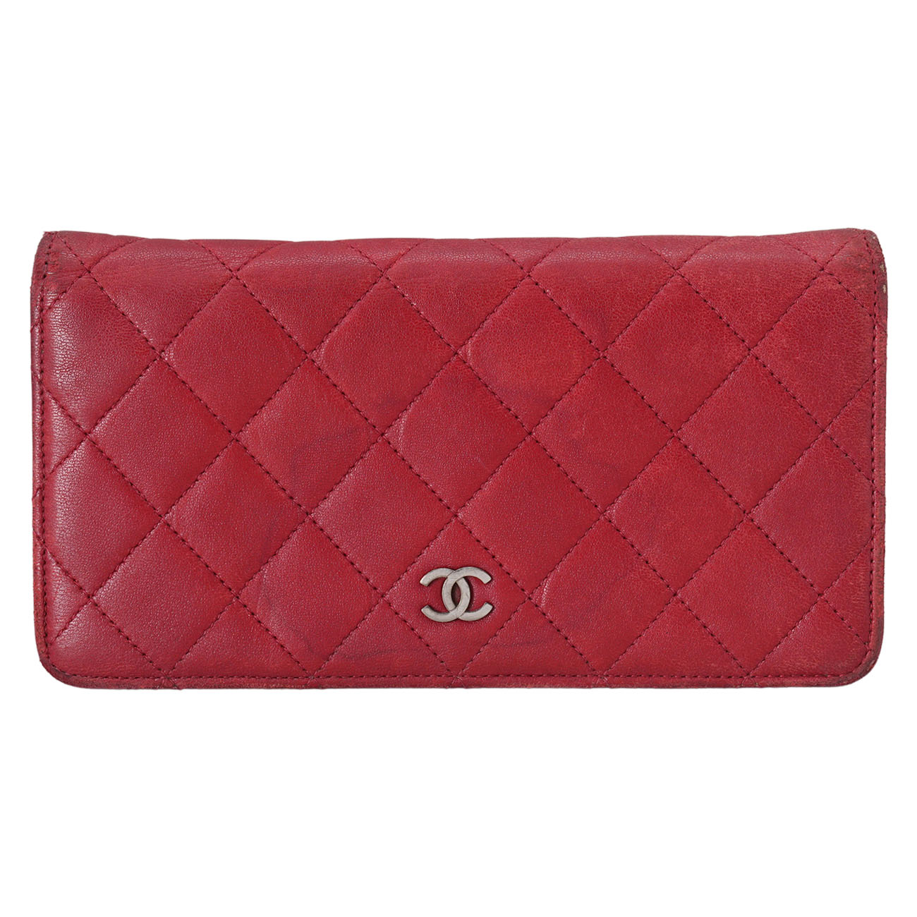 CHANEL(USED)샤넬 램스킨 클래식 장지갑
