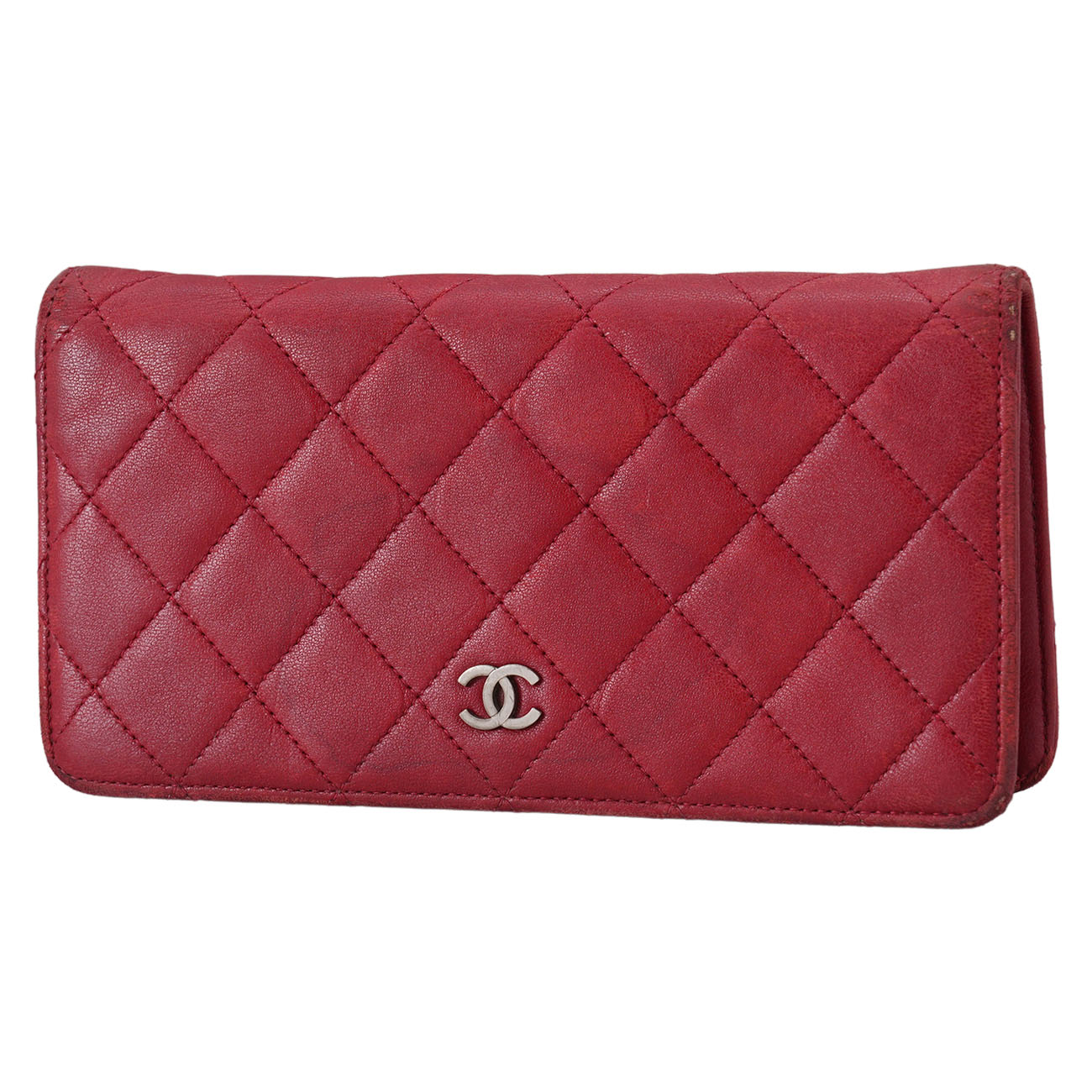 CHANEL(USED)샤넬 램스킨 클래식 장지갑