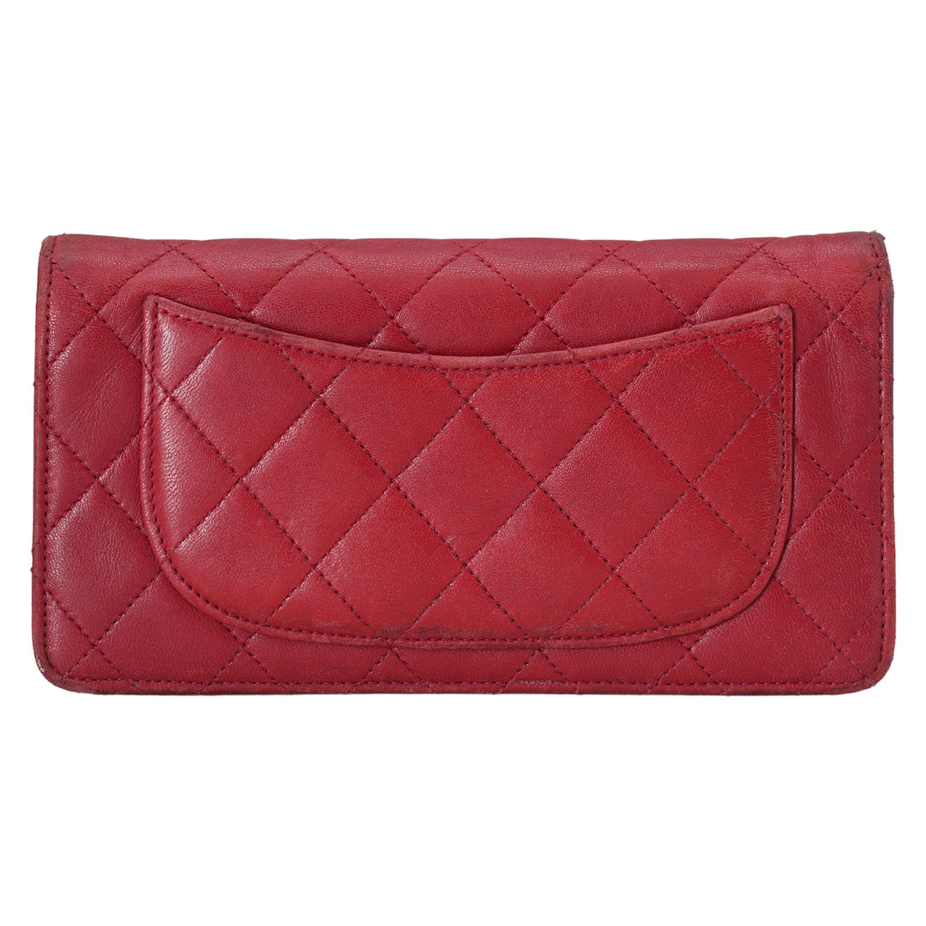 CHANEL(USED)샤넬 램스킨 클래식 장지갑