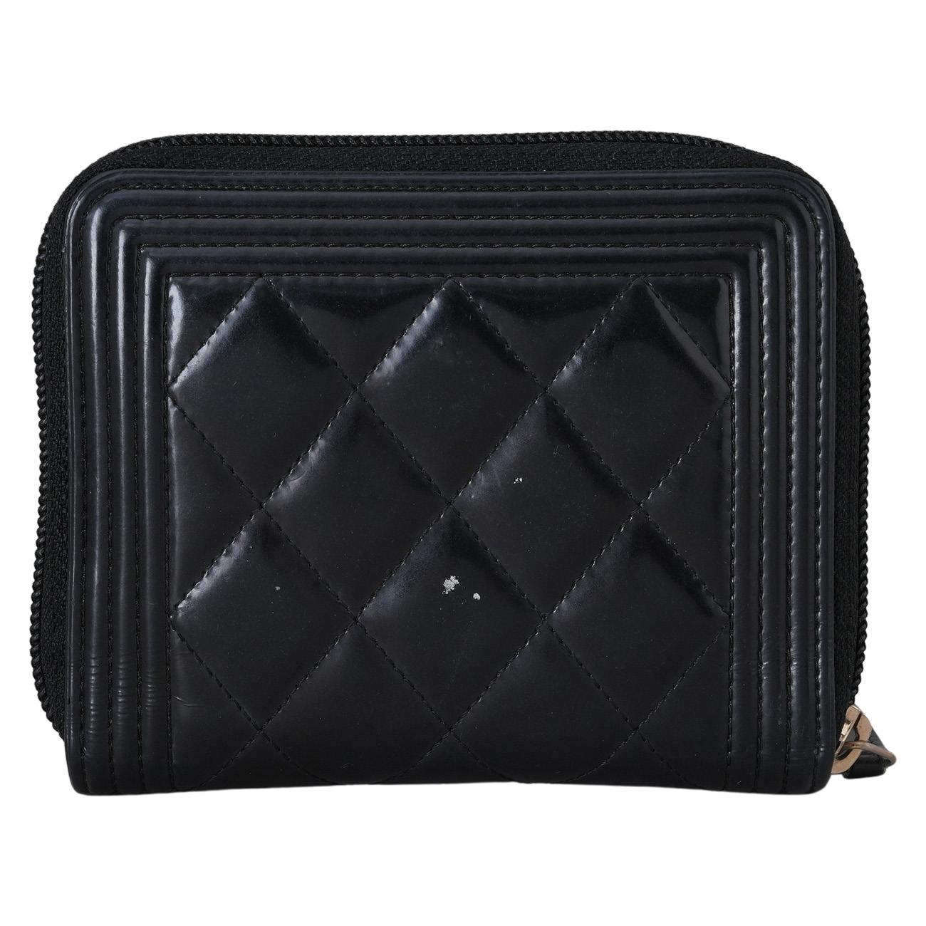 CHANEL(USED)샤넬 보이샤넬 페이던트 지퍼 중지갑
