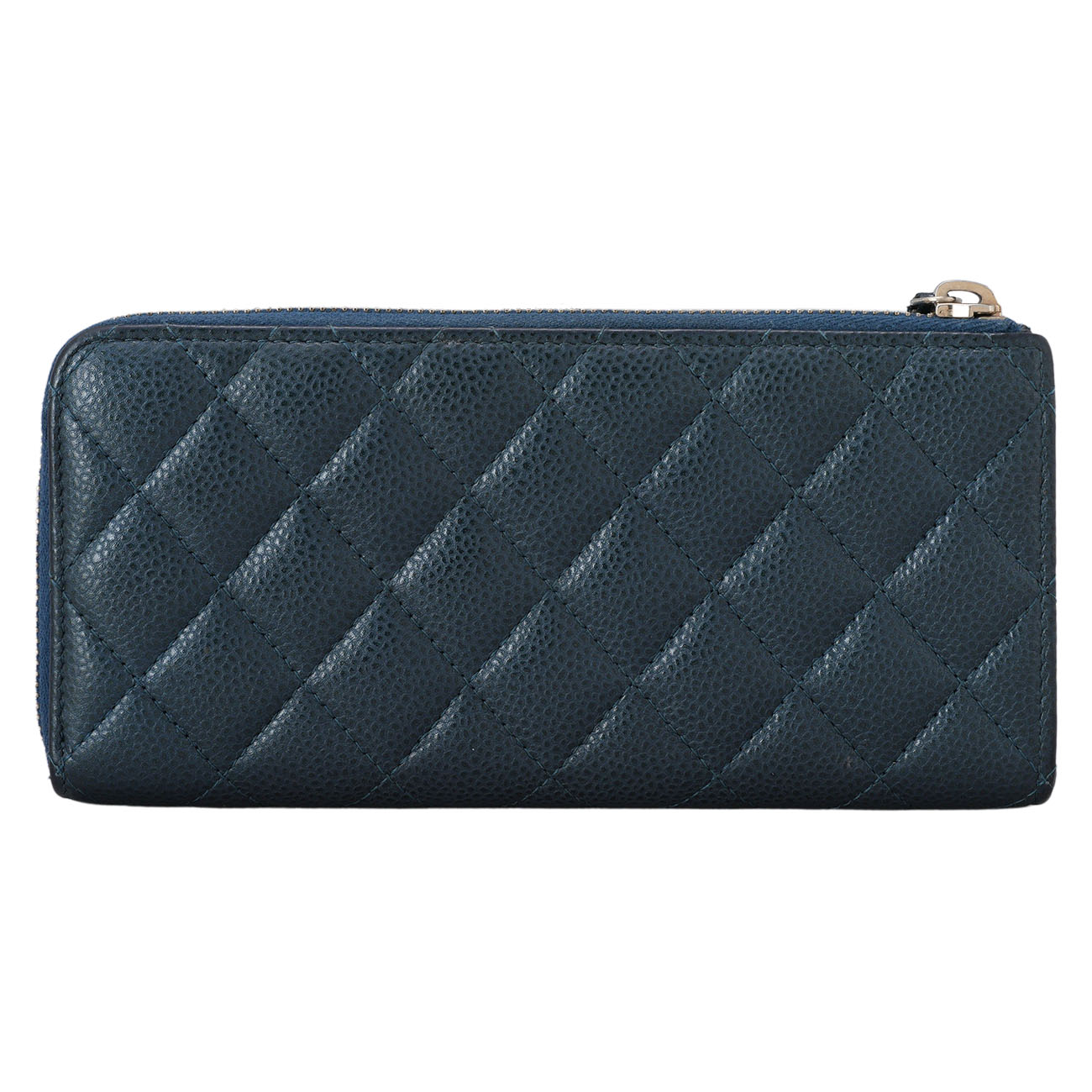 CHANEL(USED)샤넬 캐비어 지퍼 장지갑