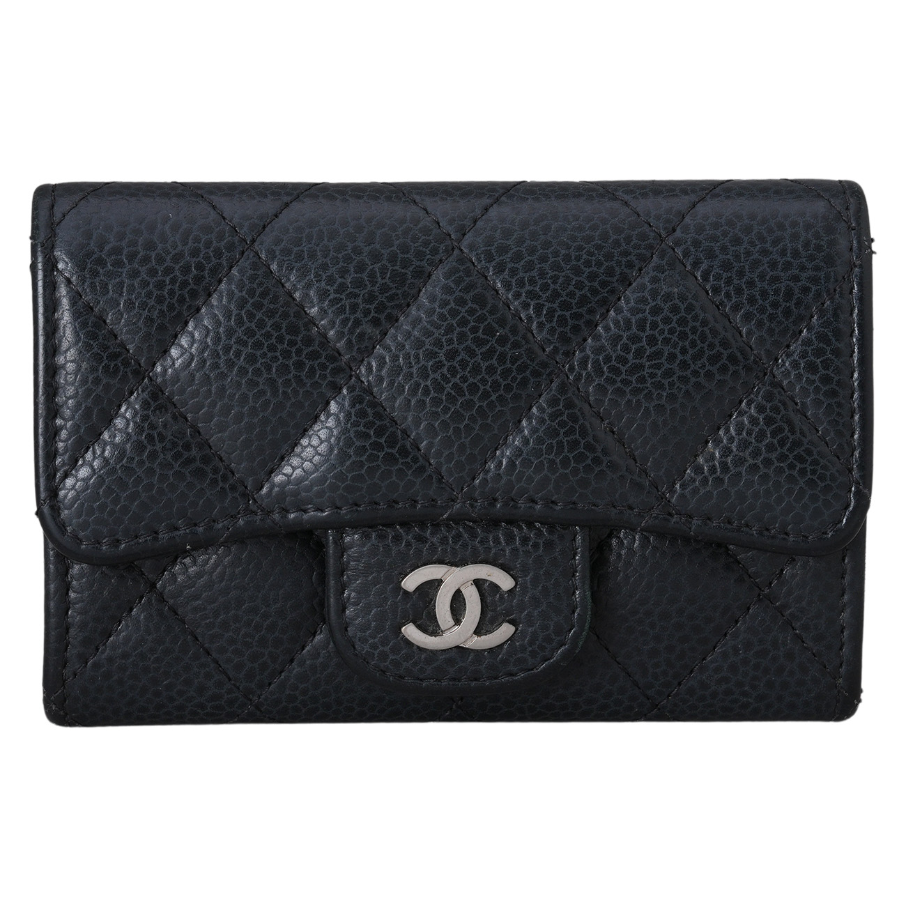 CHANEL(USED)샤넬 캐비어 클래식 카드지갑