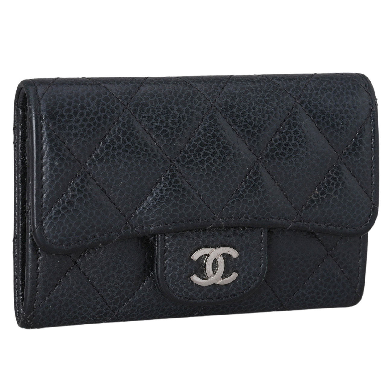 CHANEL(USED)샤넬 캐비어 클래식 카드지갑