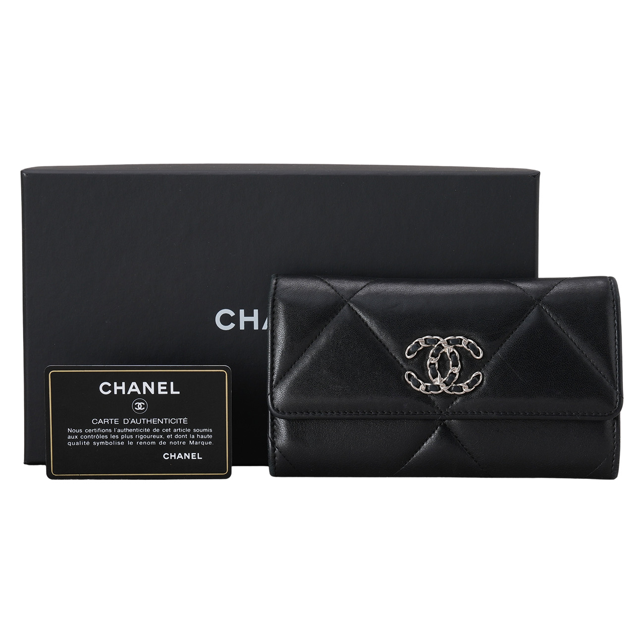 CHANEL(USED)샤넬 19 중지갑