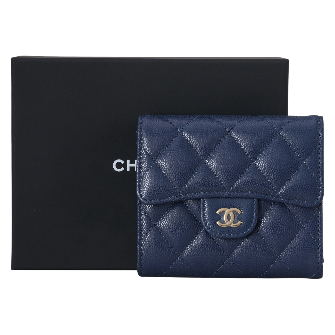 CHANEL(USED)샤넬 캐비어 클래식 반지갑