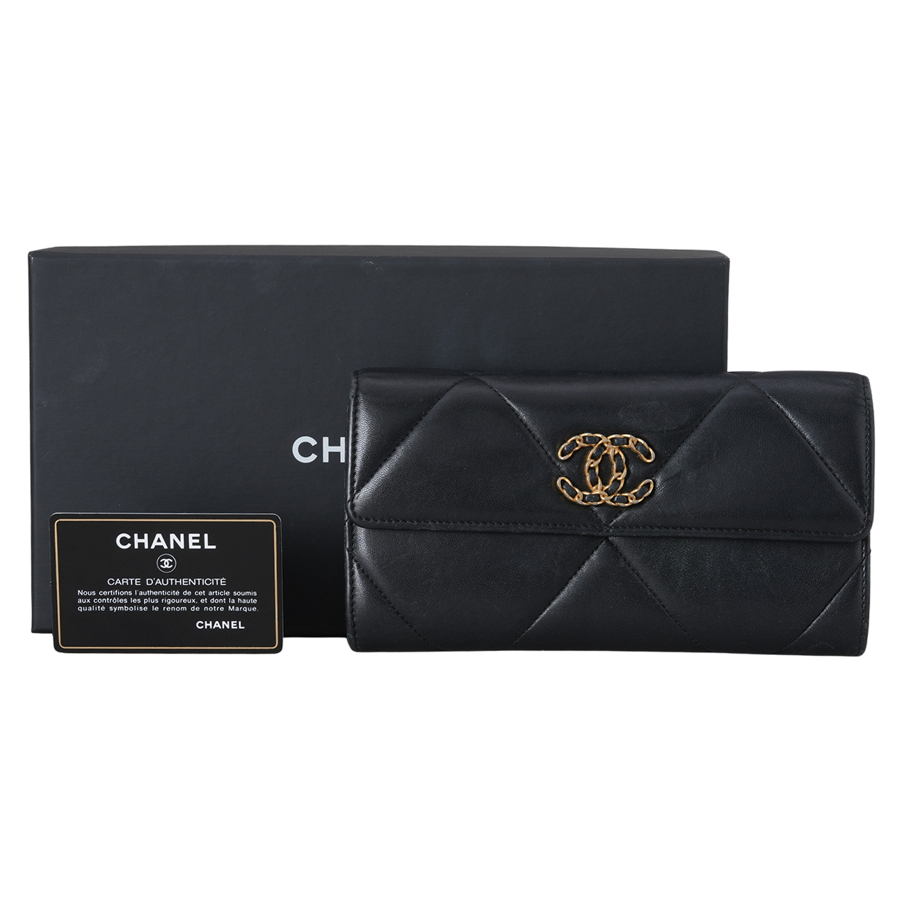 CHANEL(USED)샤넬 19 장지갑