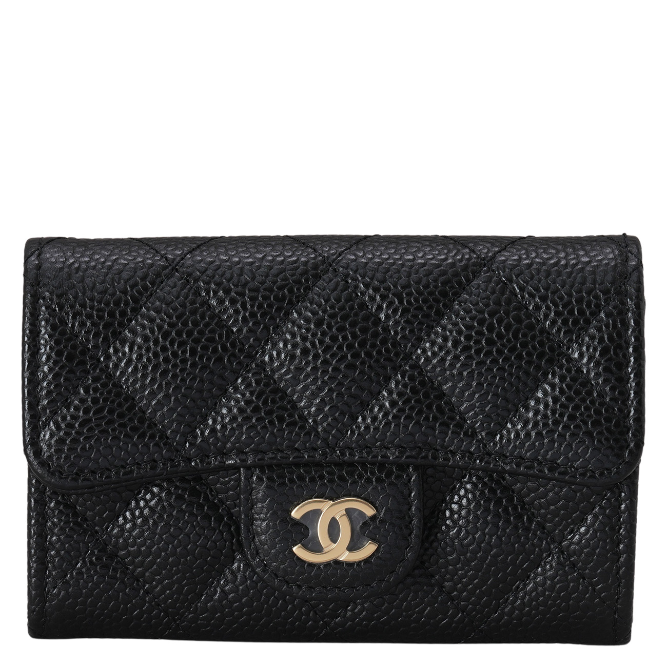 CHANEL(USED)샤넬 캐비어 클래식 카드지갑