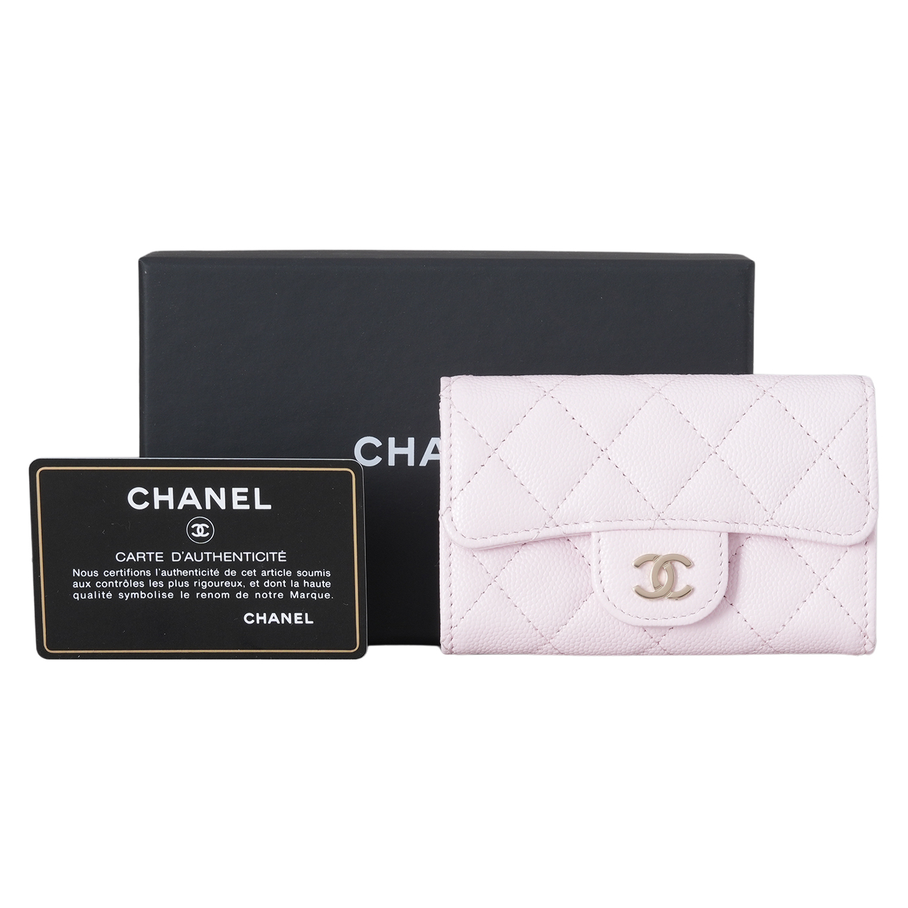 CHANEL(NEW)샤넬 AP0214 캐비어 클래식 카드지갑