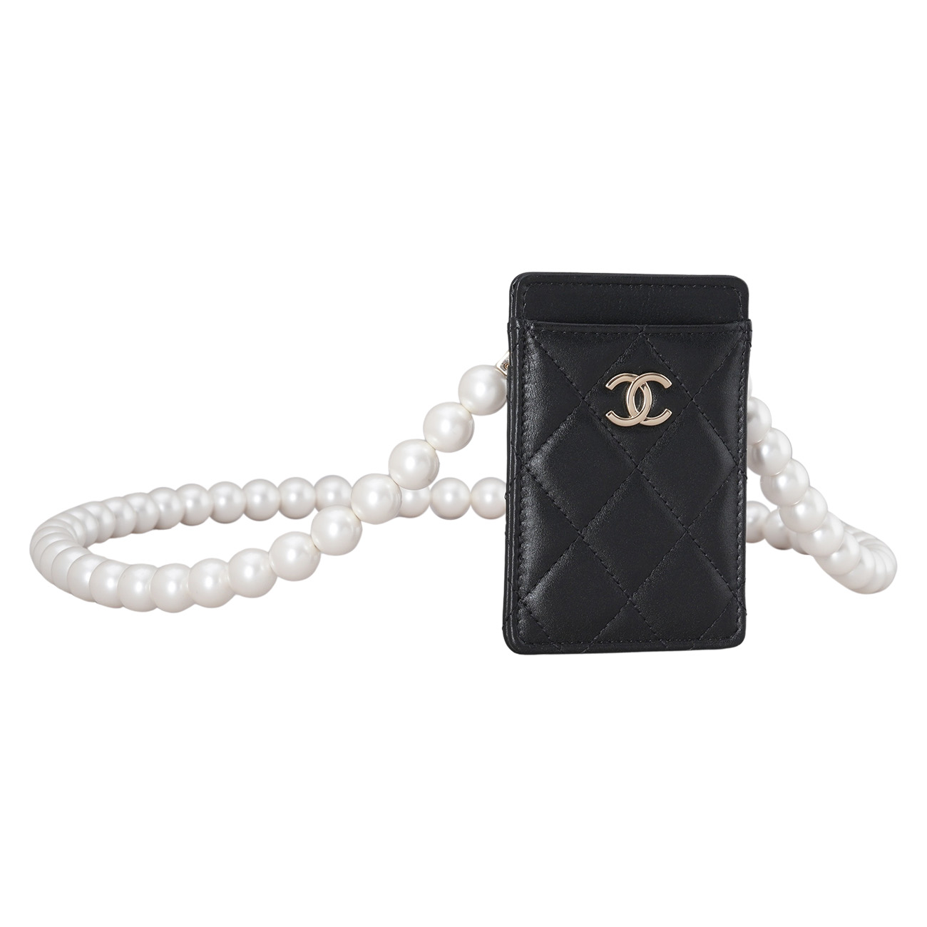 CHANEL(USED)샤넬 진주 카드지갑