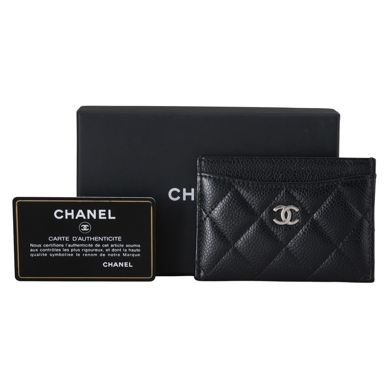 CHANEL(NEW)샤넬 캐비어 클래식 카드 홀더