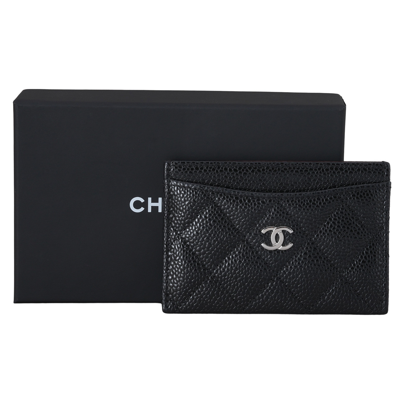 CHANEL(USED)샤넬 AP0213 캐비어 클래식 카드 홀더