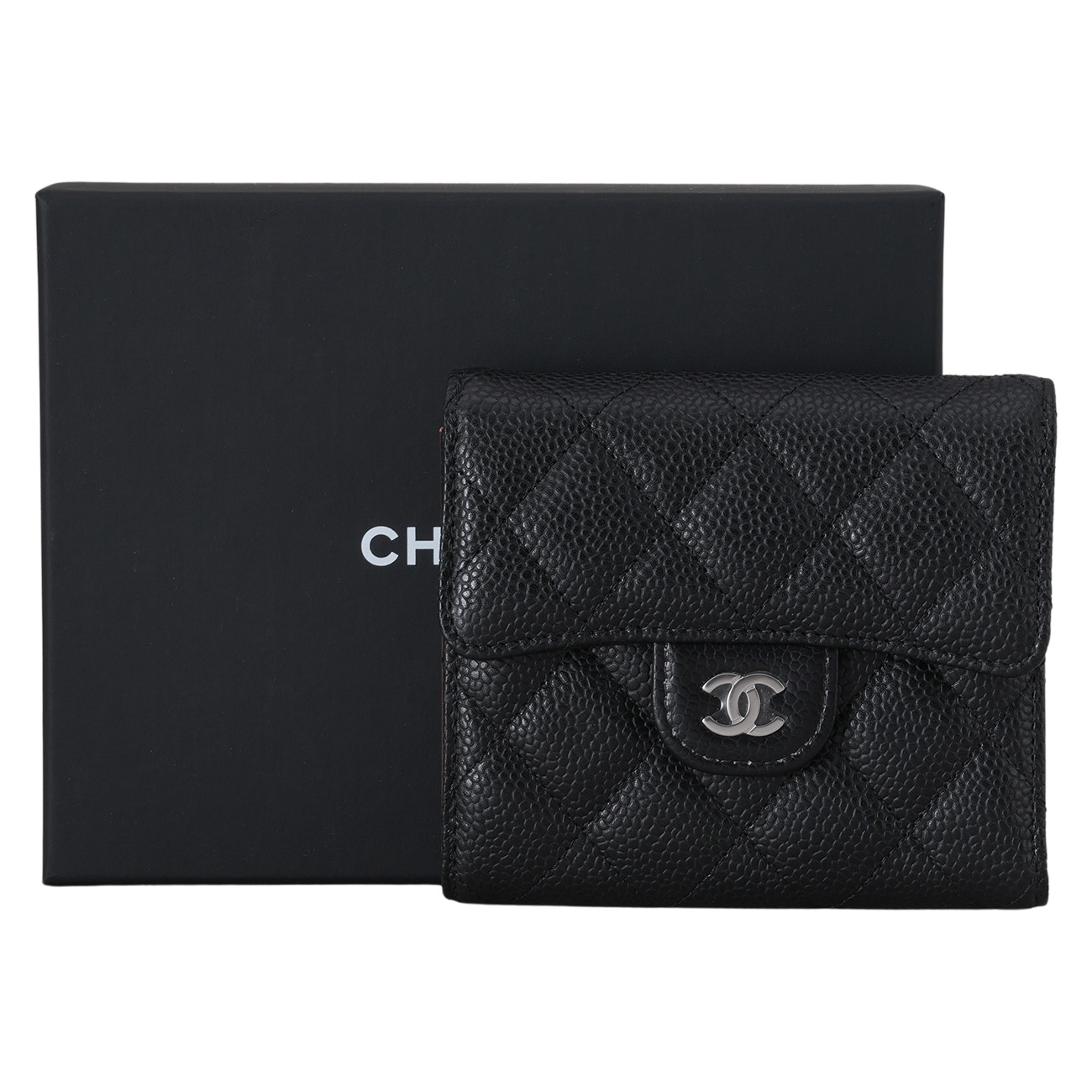 CHANEL(USED)샤넬 캐비어 클래식 반지갑