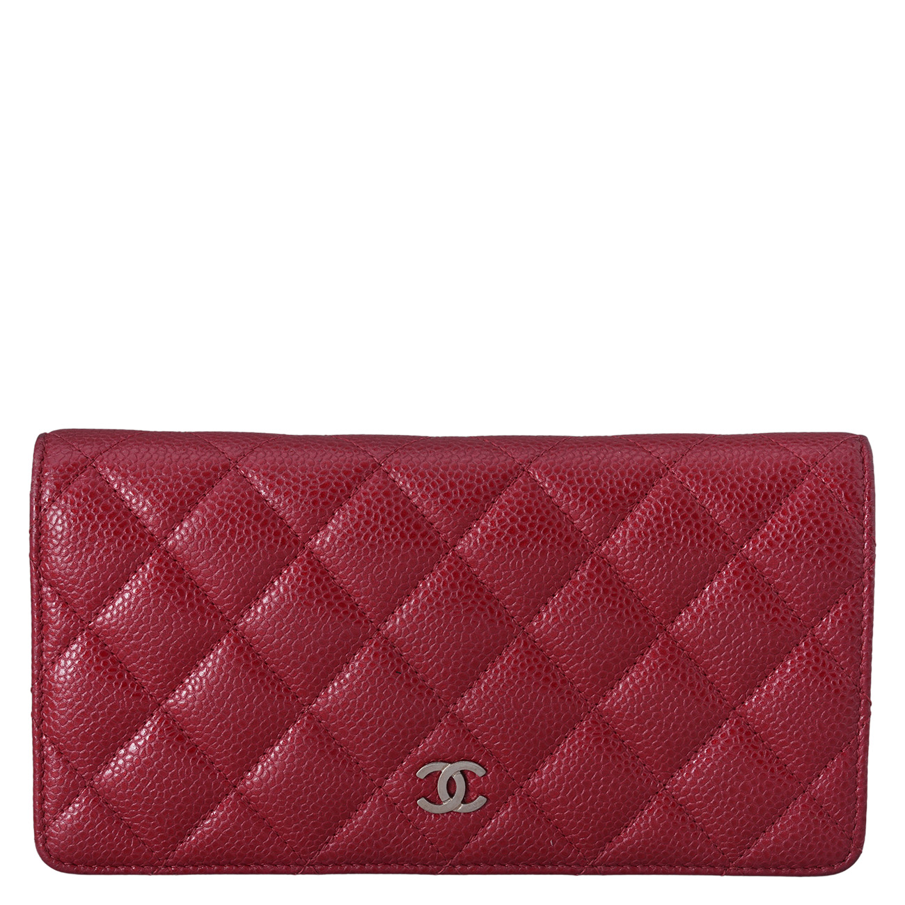 CHANEL(USED)샤넬 캐비어 플랩 장지갑