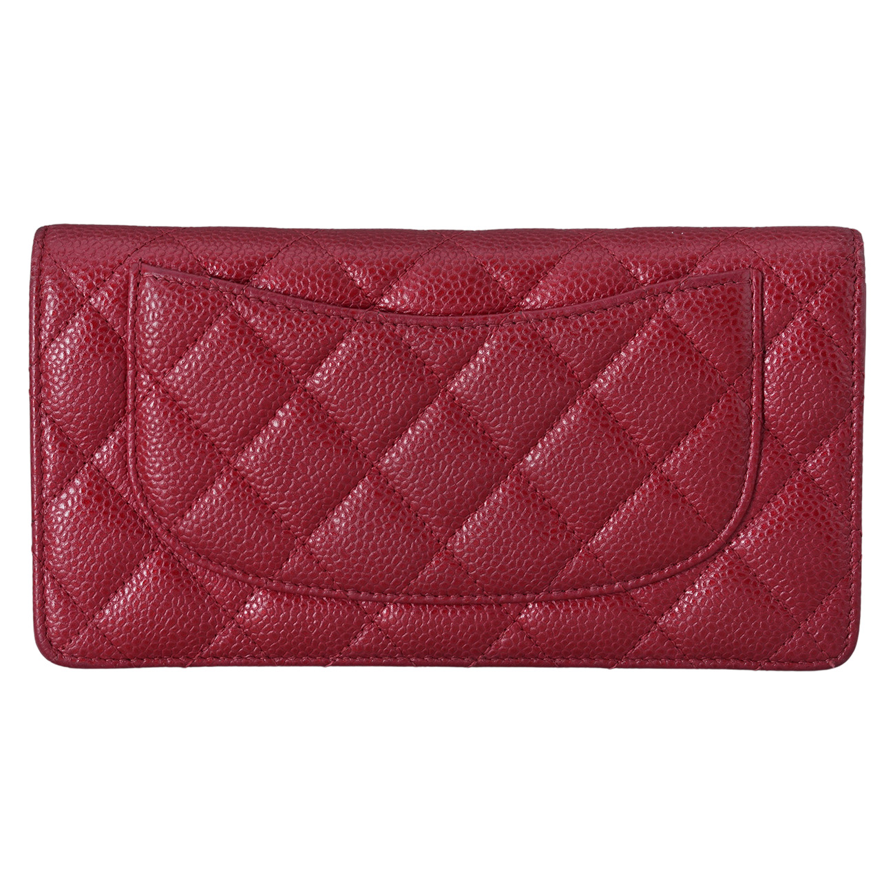 CHANEL(USED)샤넬 캐비어 플랩 장지갑