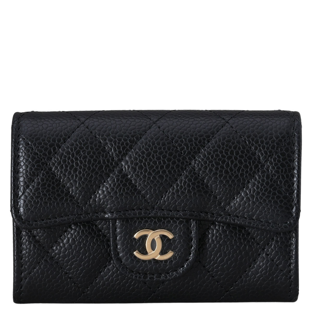CHANEL(USED)샤넬 캐비어 클래식 카드지갑
