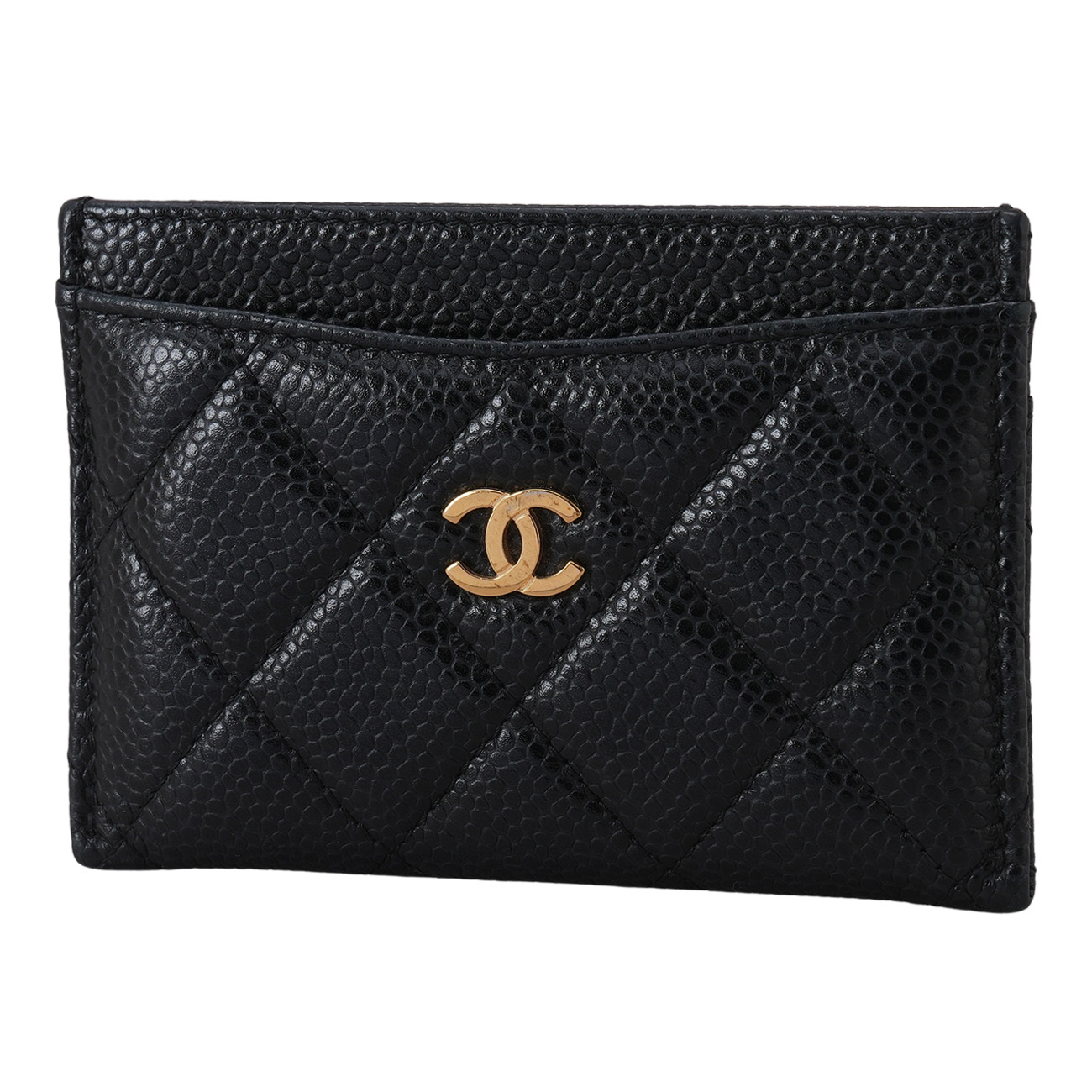 CHANEL(USED)샤넬 캐비어 클래식 카드 홀더