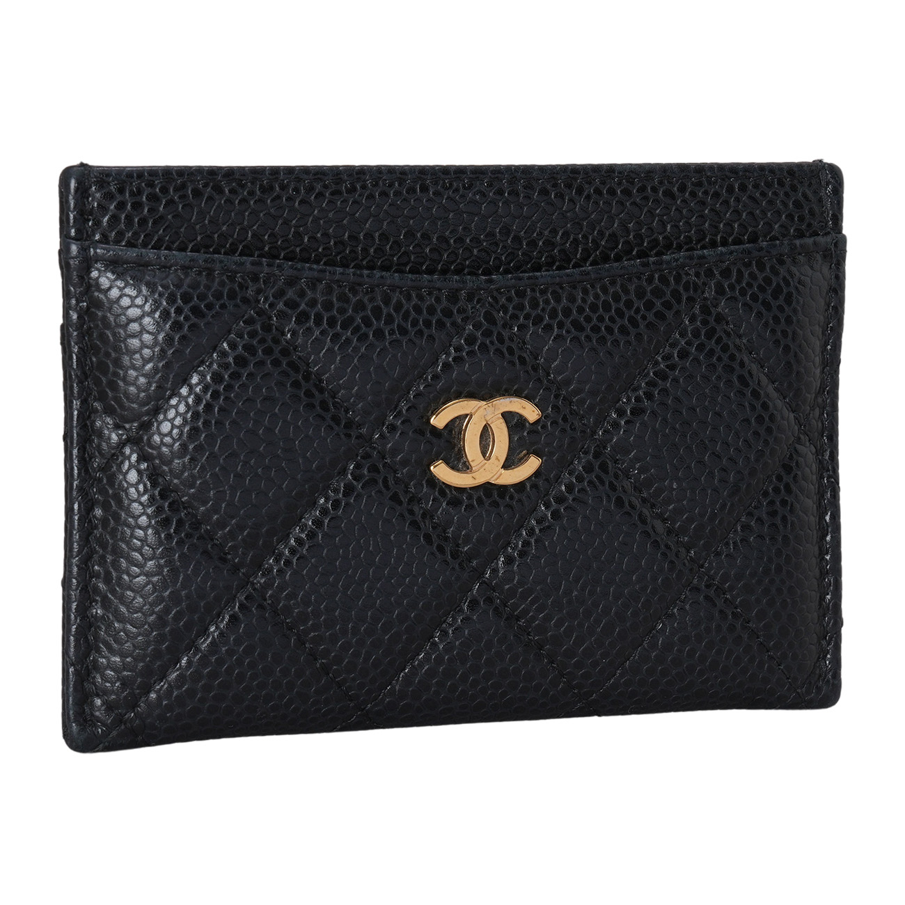 CHANEL(USED)샤넬 캐비어 클래식 카드 홀더