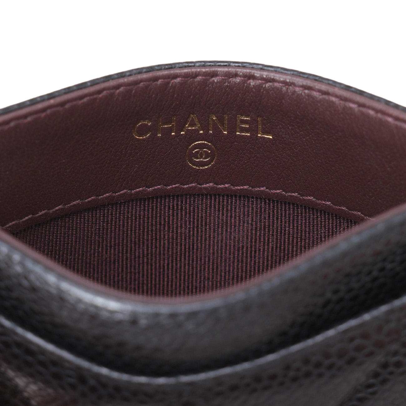 CHANEL(USED)샤넬 캐비어 클래식 카드 홀더