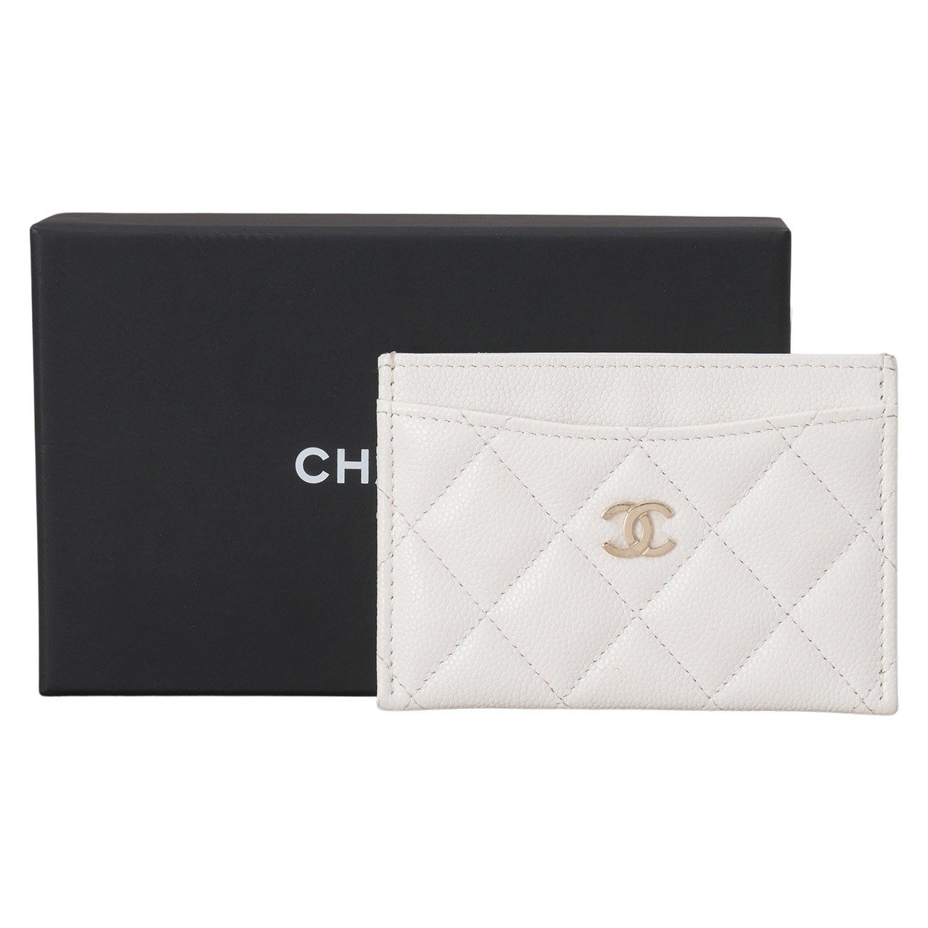 CHANEL(USED)샤넬 캐비어 클래식 카드홀더