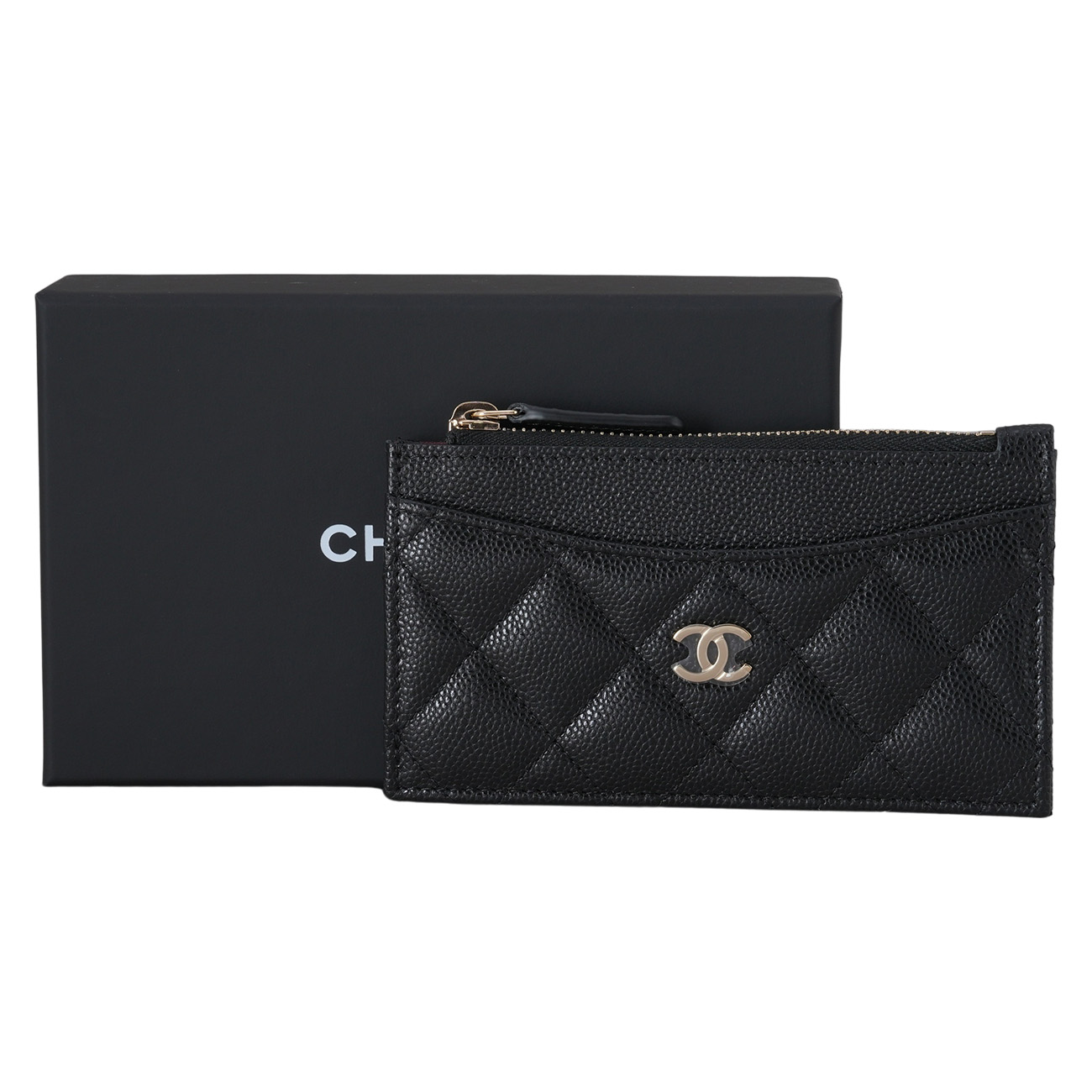 CHANEL(USED)샤넬 AP3881 클래식 지퍼 카드지갑