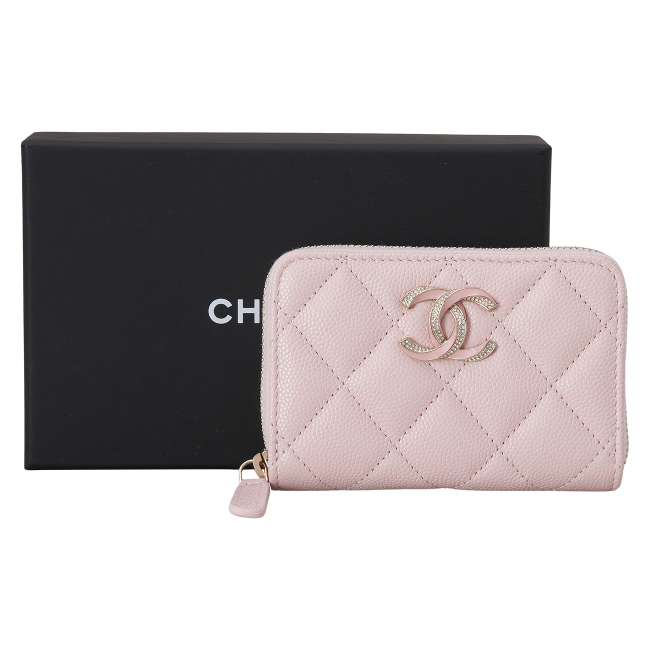 CHANEL(USED)샤넬 시즌 CC로고 지퍼돌이