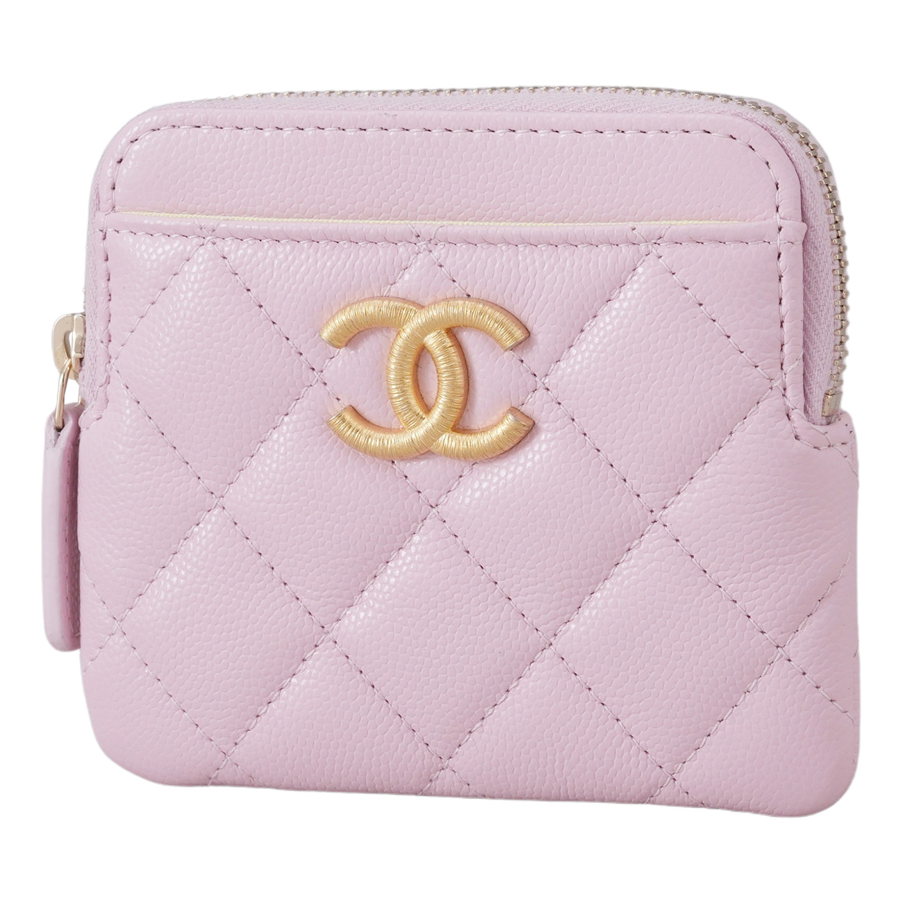 CHANEL(USED)샤넬 AP4477 시즌 캐비어 지퍼 지갑