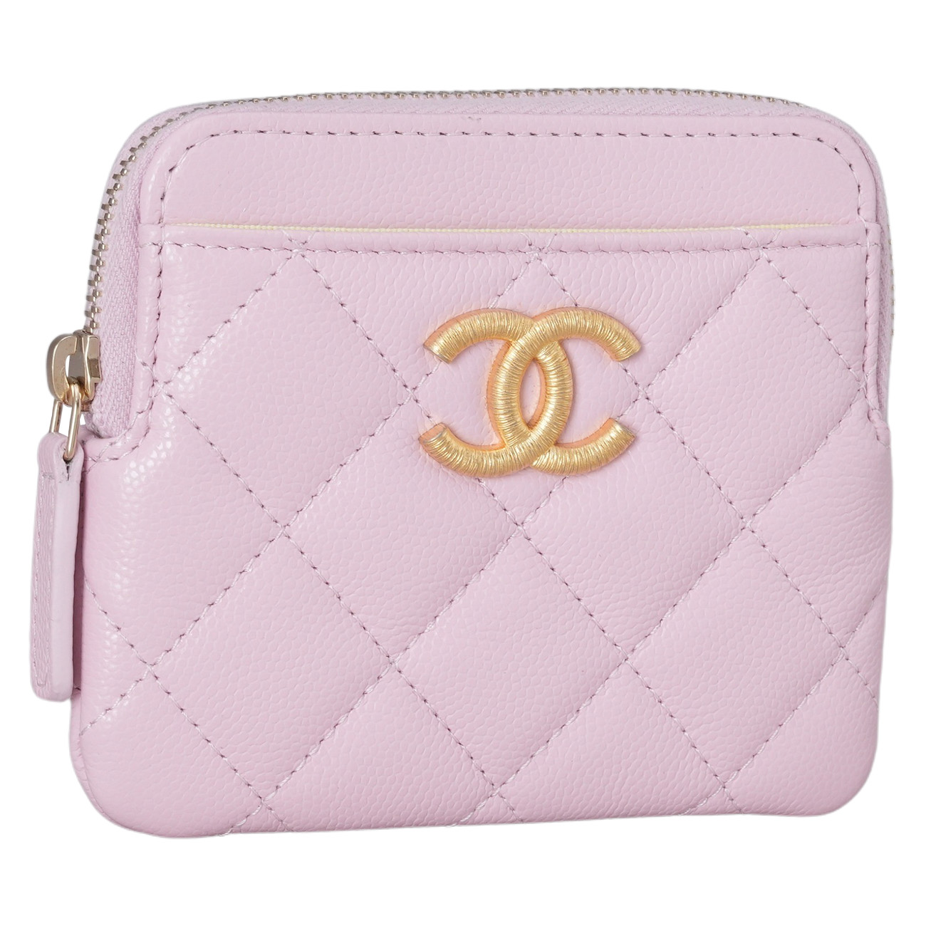 CHANEL(USED)샤넬 AP4477 시즌 캐비어 지퍼 지갑
