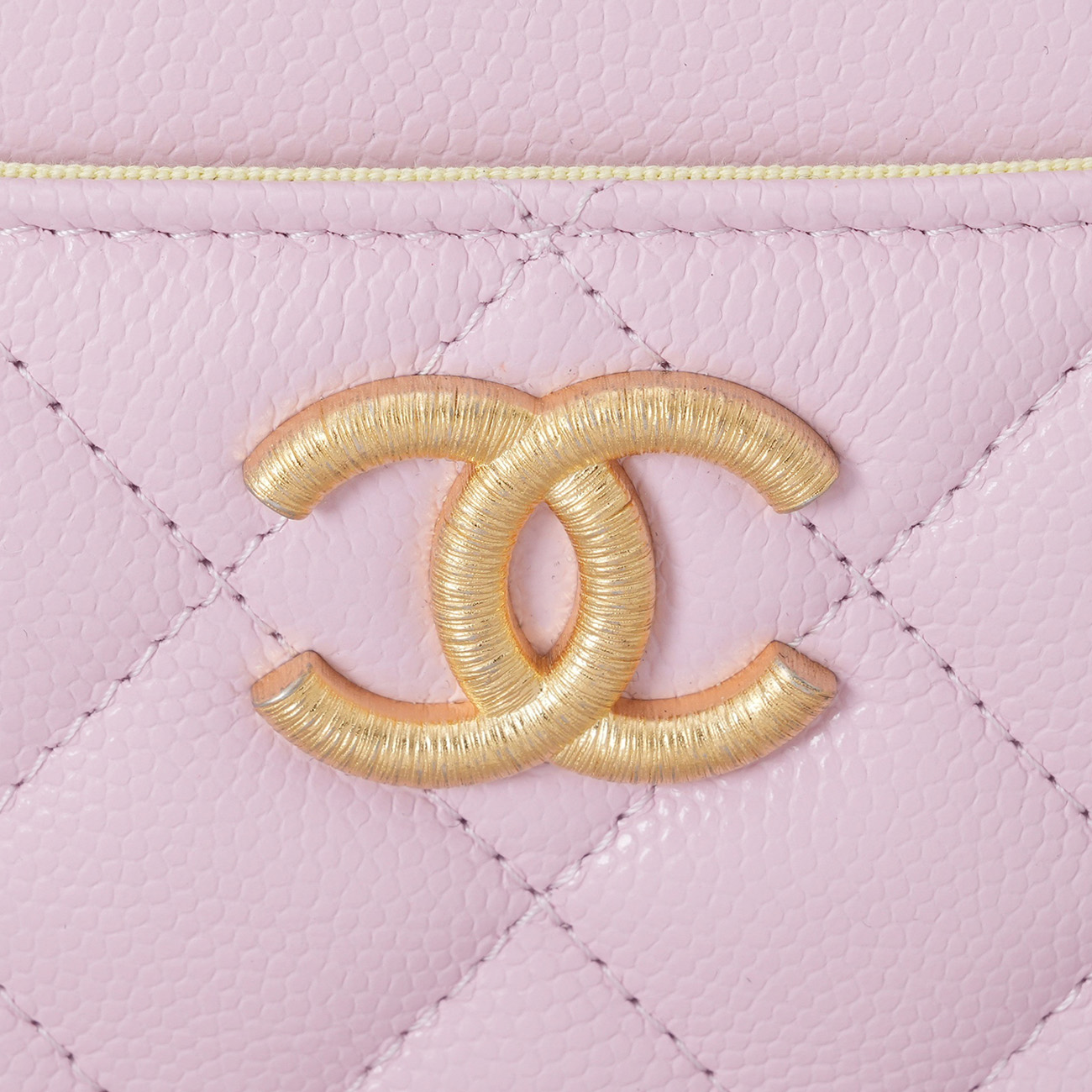 CHANEL(USED)샤넬 AP4477 시즌 캐비어 지퍼 지갑