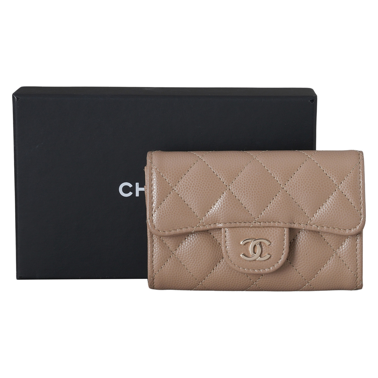 CHANEL(USED)샤넬 캐비어 클래식 카드지갑