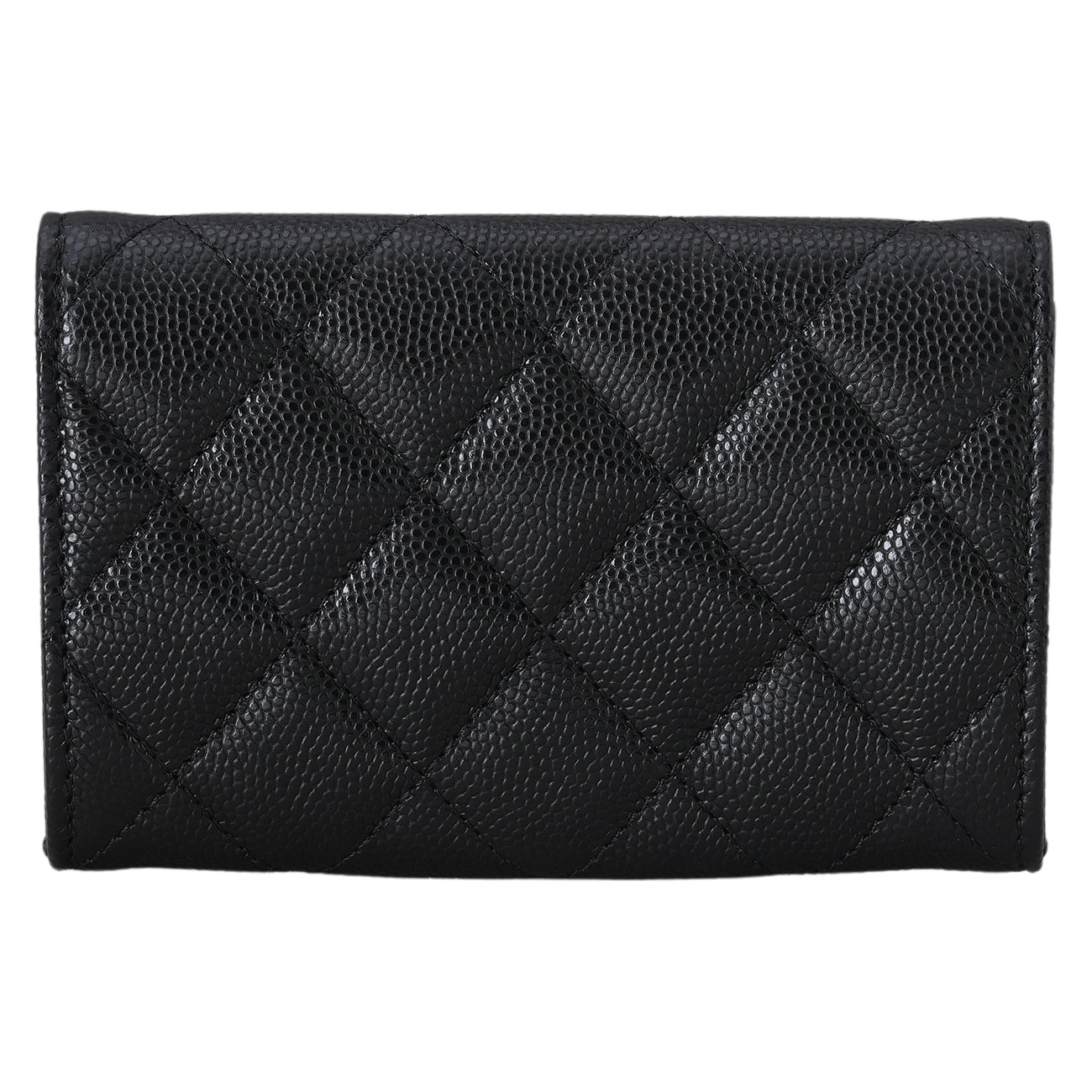 CHANEL(NEW)샤넬 AP4333 시즌 캐비어 카드지갑 은장