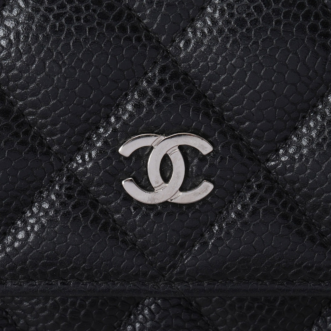 CHANEL(USED)샤넬 캐비어 플랩 장지갑