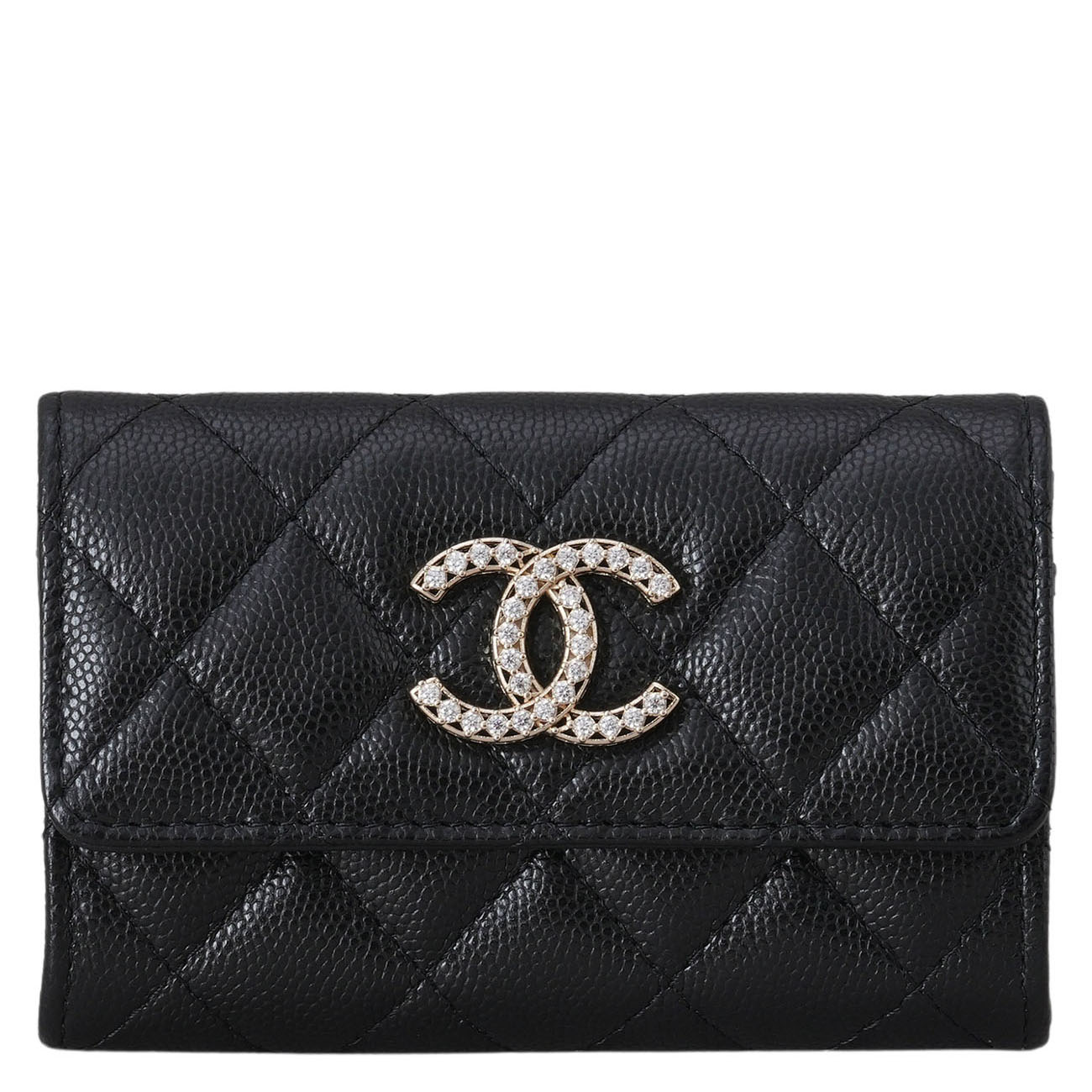 CHANEL(USED)샤넬 AP3400 시즌 플랩 카드지갑