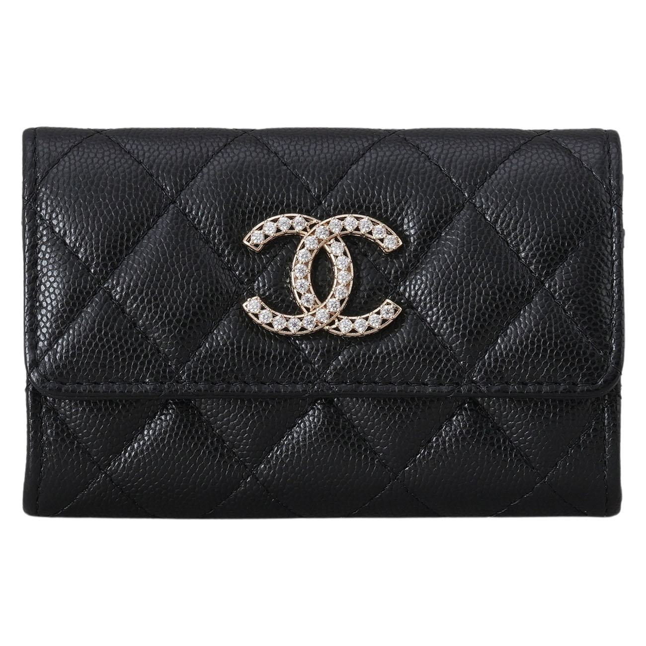 CHANEL(USED)샤넬 AP3400 시즌 플랩 카드지갑