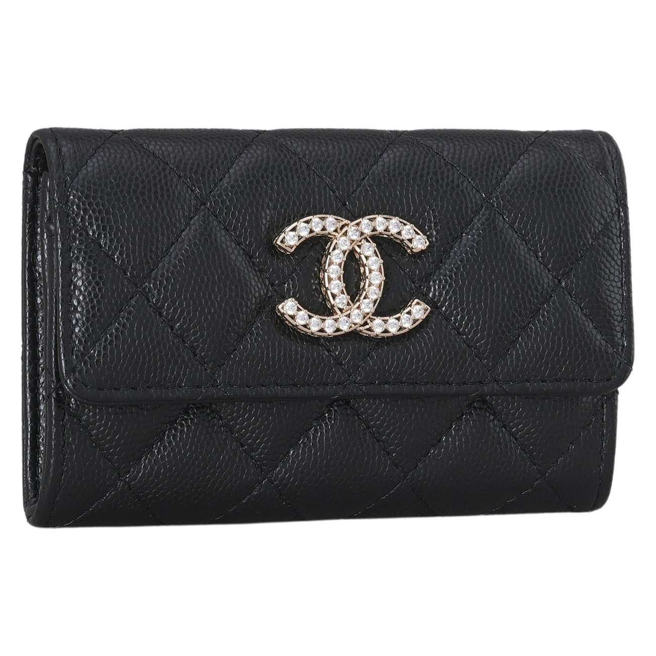 CHANEL(USED)샤넬 AP3400 시즌 플랩 카드지갑