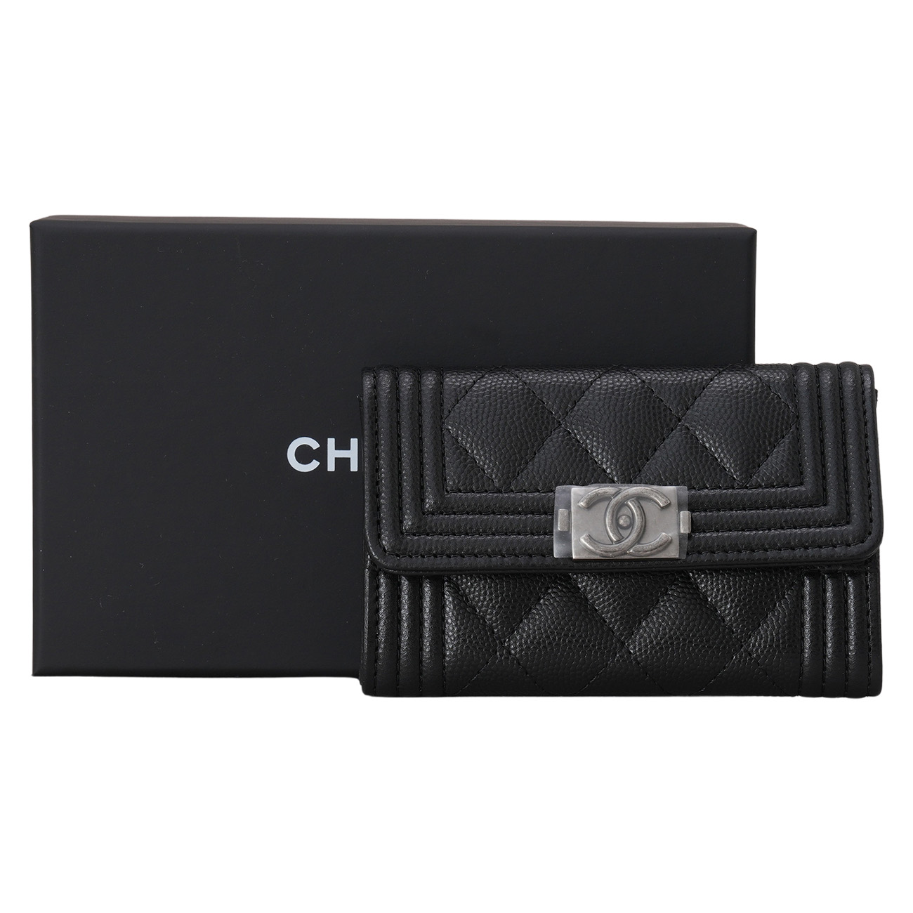 CHANEL(USED)샤넬 A80603 보이샤넬 플랩 카드지갑 (새상품) NEW PRODUCT
